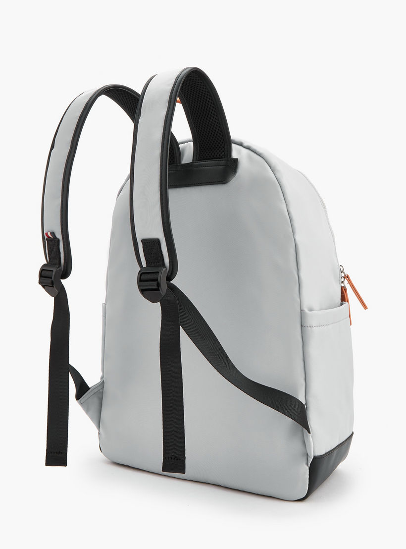شنطة ظهر بسحاب إغلاق وزخرفة الشعار من لي كوبر-school-bagsandbackpacks-backpacks-image-7