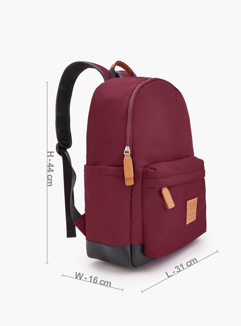 شنطة ظهر بسحاب إغلاق وزخرفة الشعار من لي كوبر-school-bagsandbackpacks-backpacks-image-5