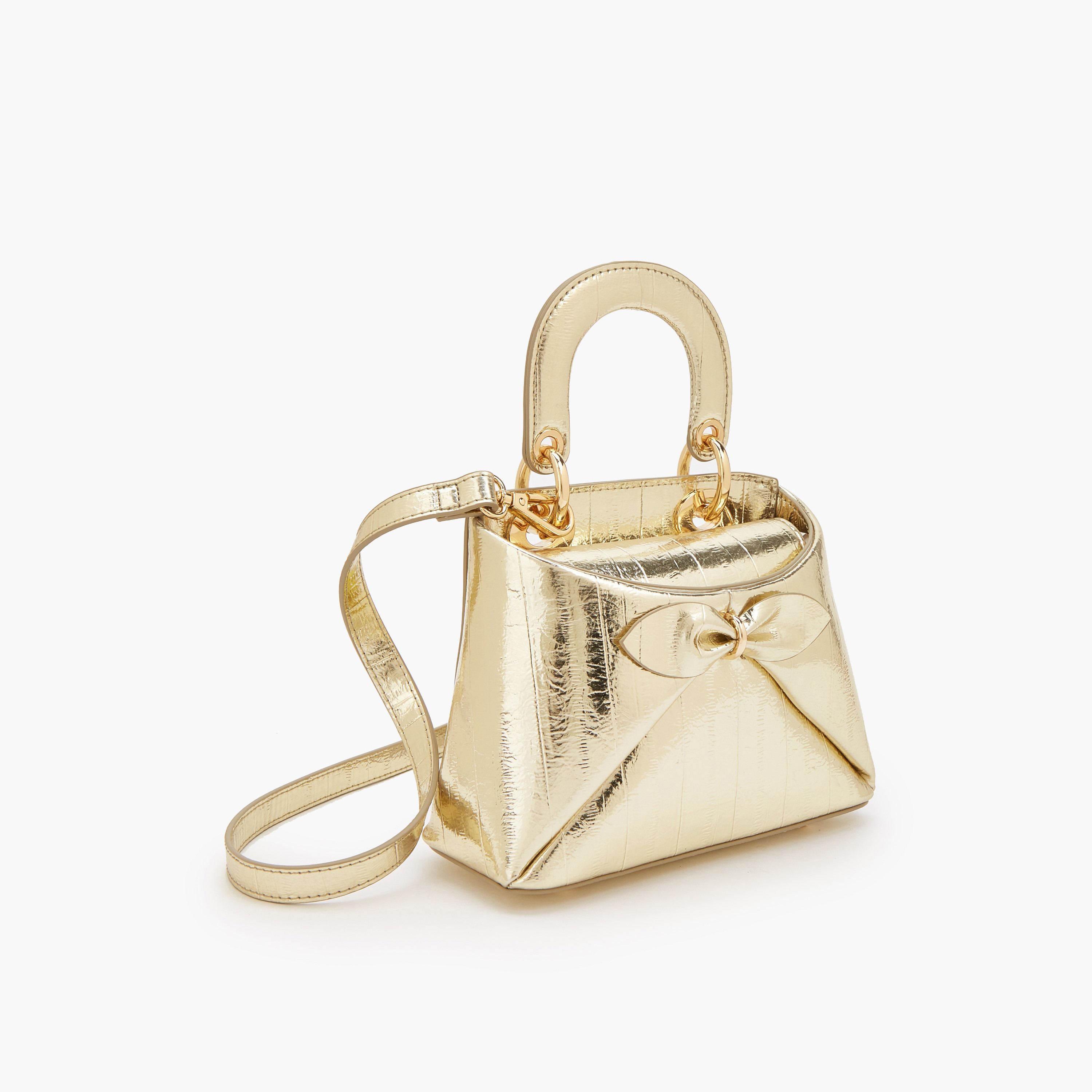 شنطة كروس بودي بزينة فيونكة ومقبض علوي من سيليست-women-bagsandwallets-handbags-image-3