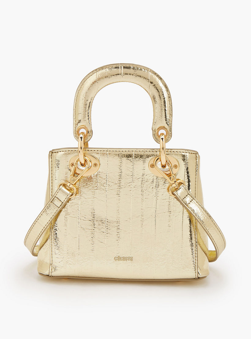 شنطة كروس بودي بزينة فيونكة ومقبض علوي من سيليست-women-bagsandwallets-handbags-image-5