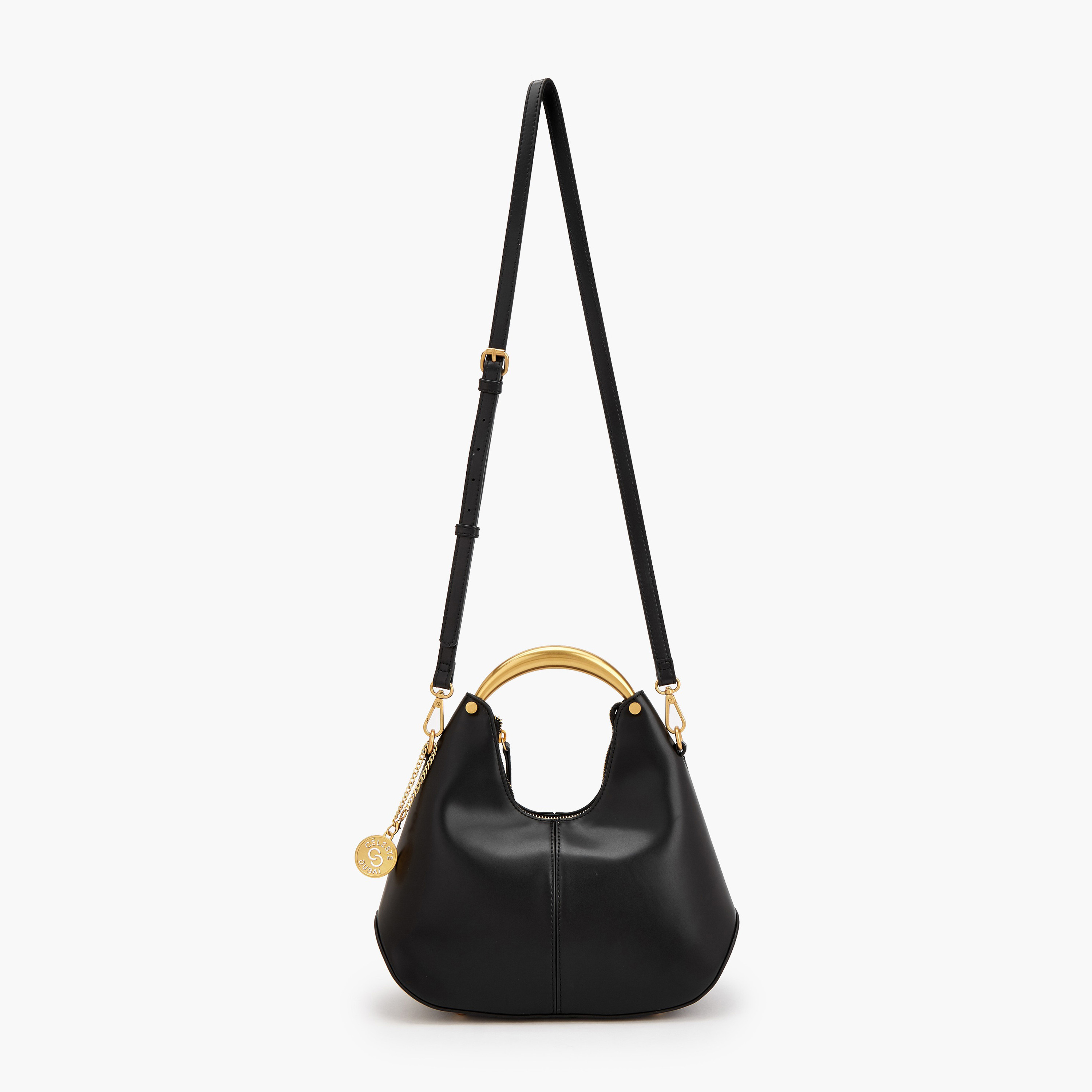 Celeste Solid Hobo Bag with Detachable Shoulder Strap-women-bagsandwallets-handbags-image-2