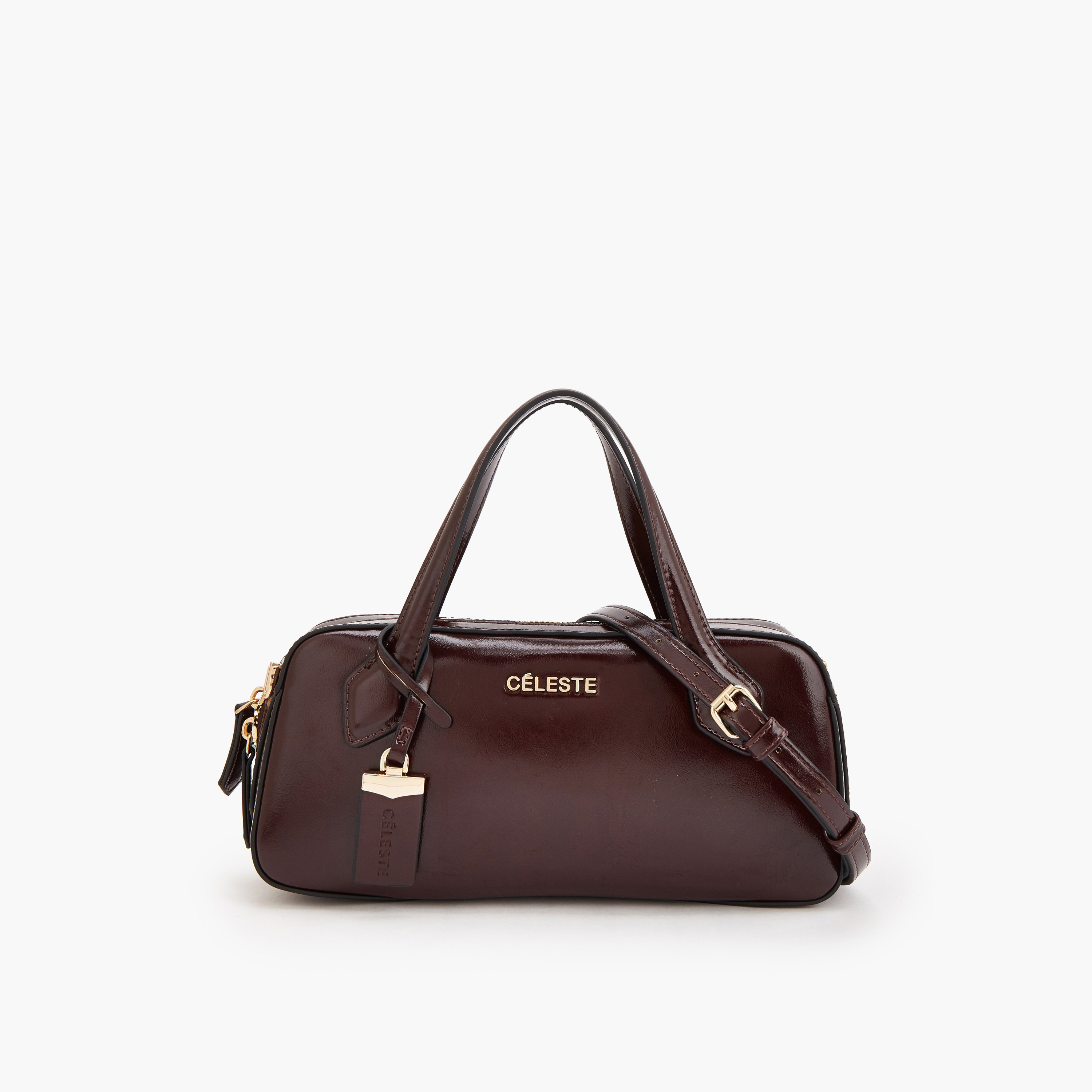 شنطة كتف سادة بحزام قابل للفصل من سيليست-women-bagsandwallets-handbags-image-1
