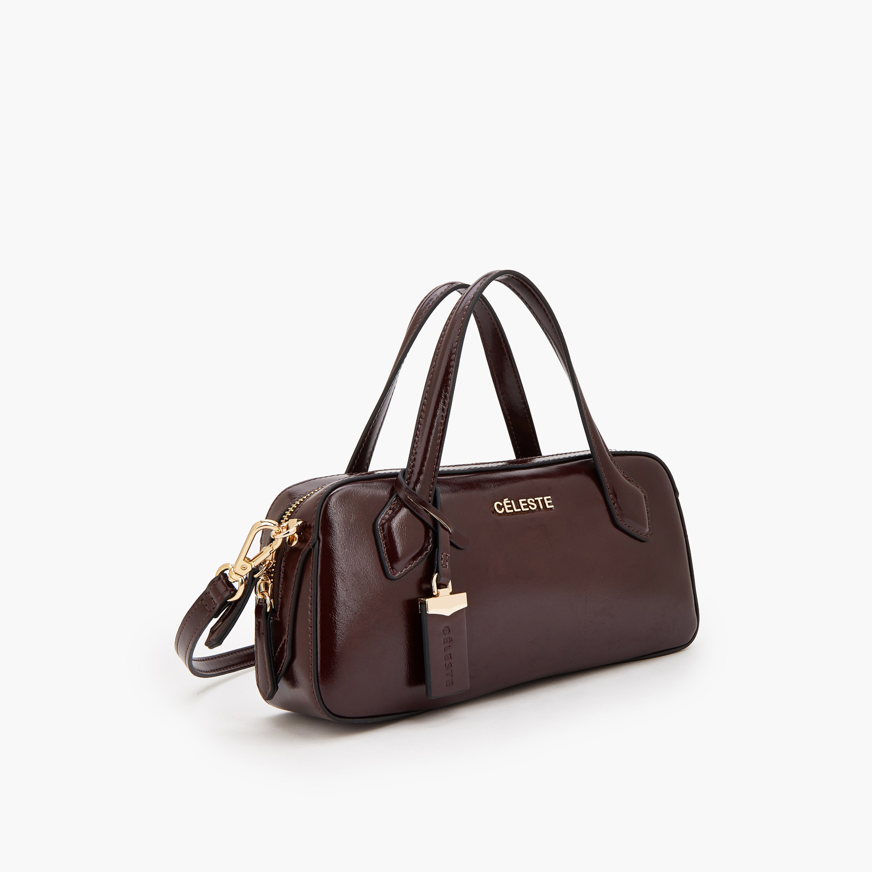 شنطة كتف سادة بحزام قابل للفصل من سيليست-women-bagsandwallets-handbags-image-3