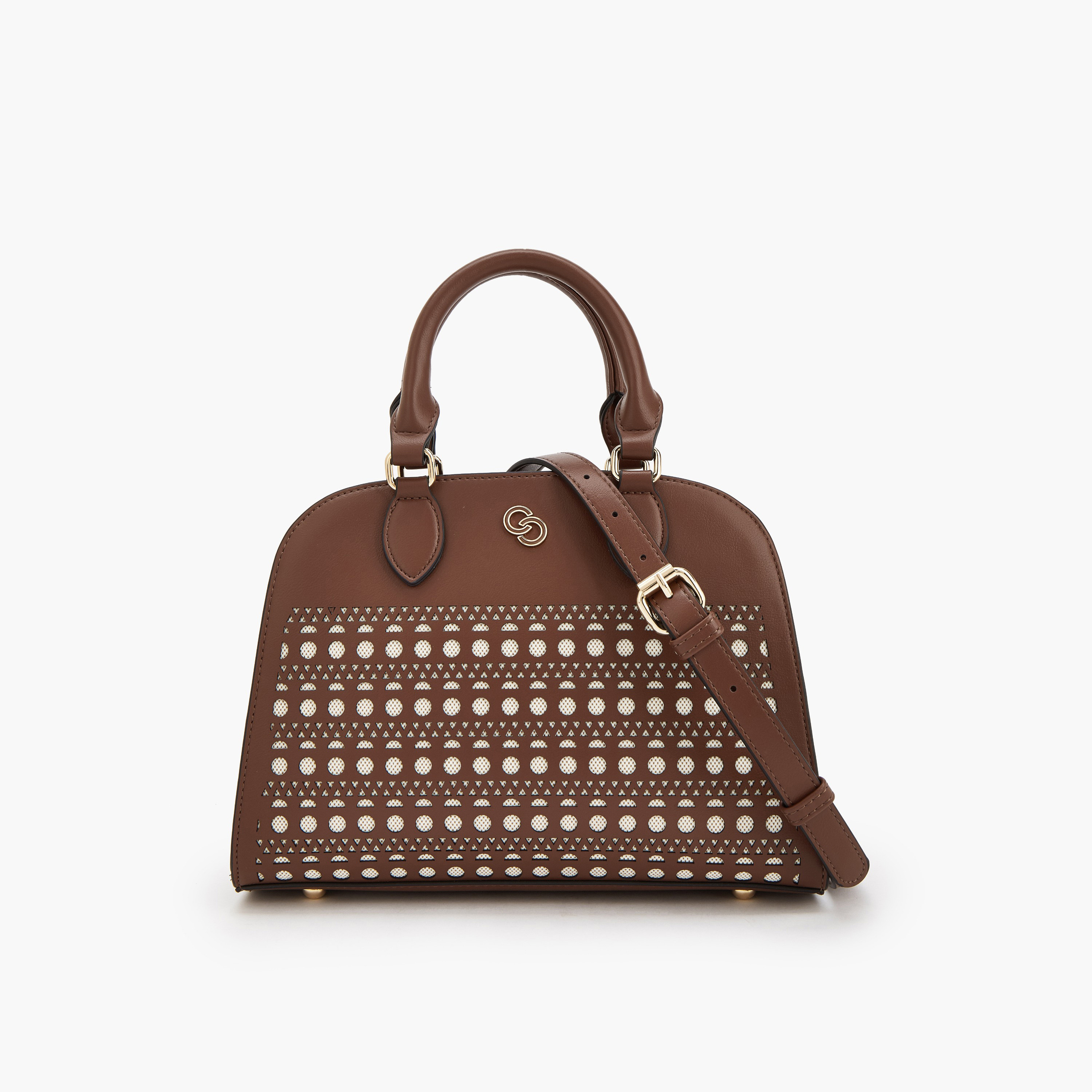 Celeste Cutwork Tote Bag with Detachable Strap-women-bagsandwallets-handbags-image-1