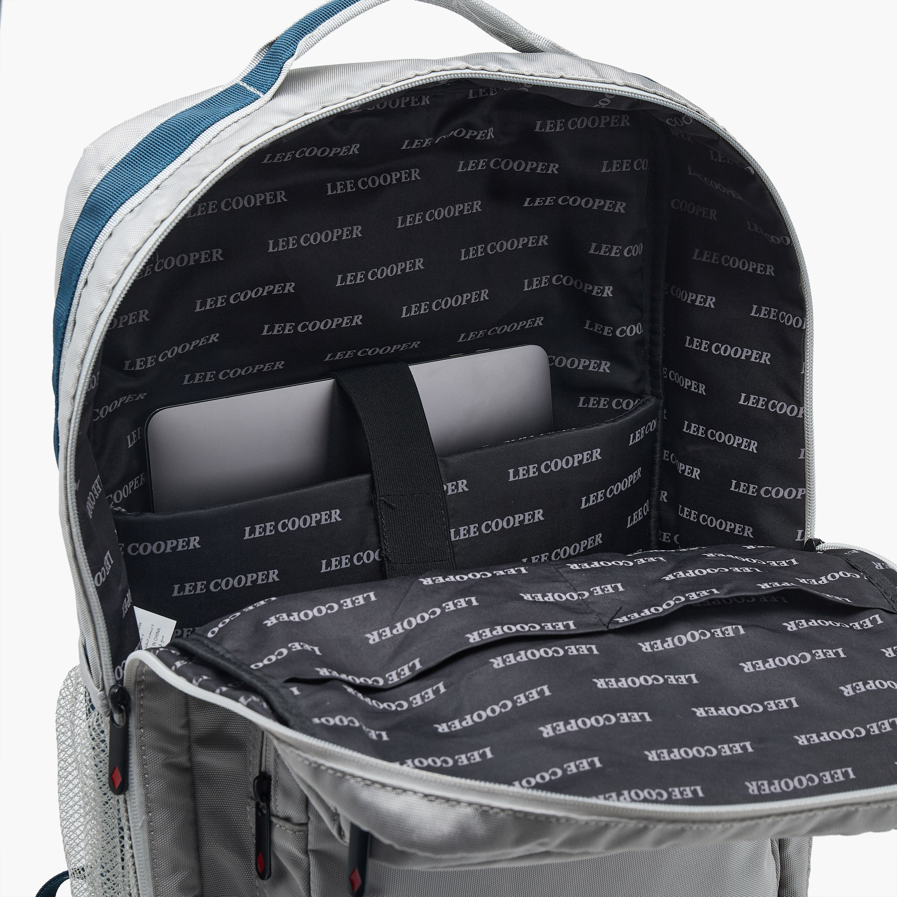 Lee Cooper Logo Print 3-Piece School Backpack for Kids 13+ Years with Lunch Bag and Pouch-school-bagsandbackpacks-backpacks-image-5