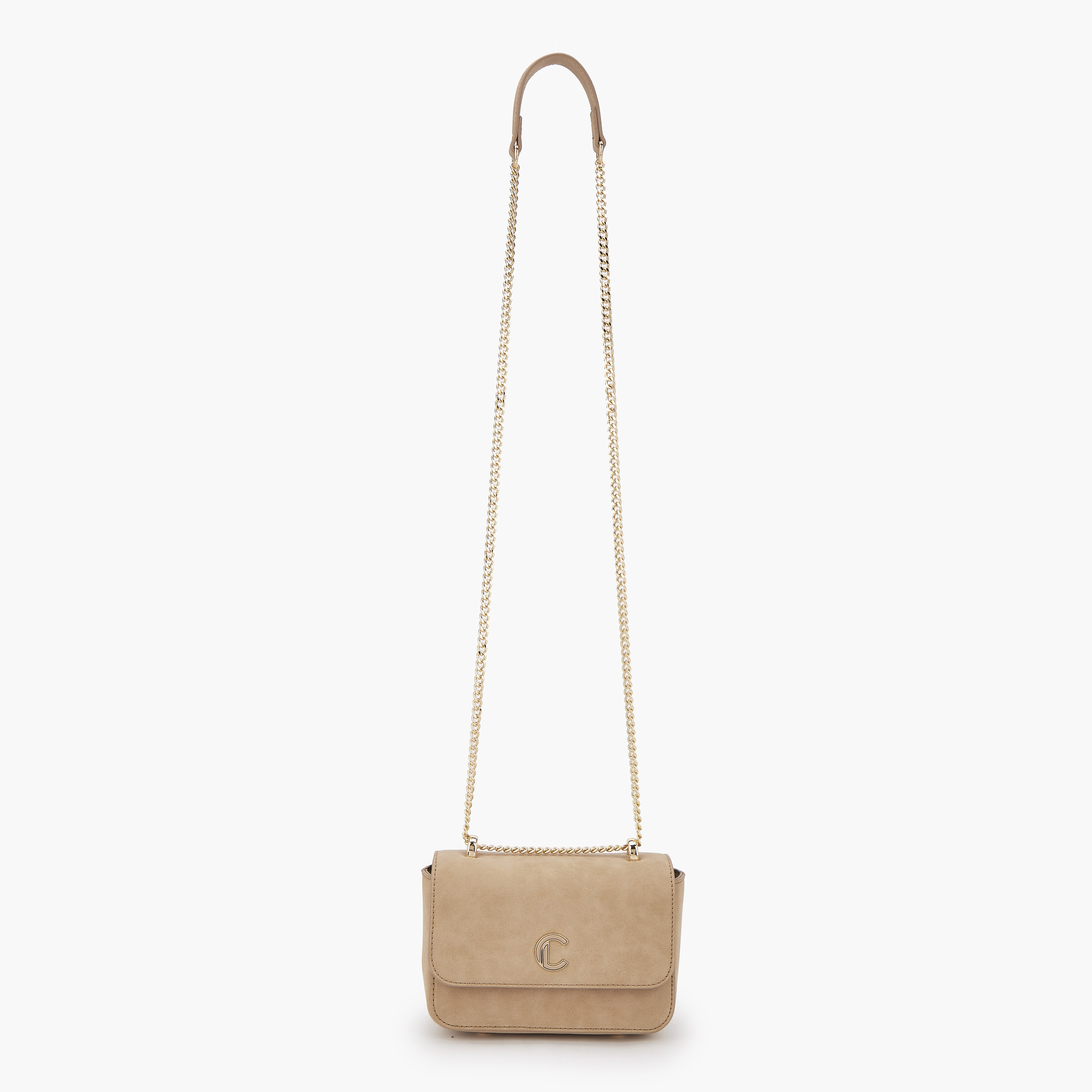 شنطة كروس بودي بارزة الملمس بطية إغلاق من لو كونفورت-women-bagsandwallets-handbags-image-2