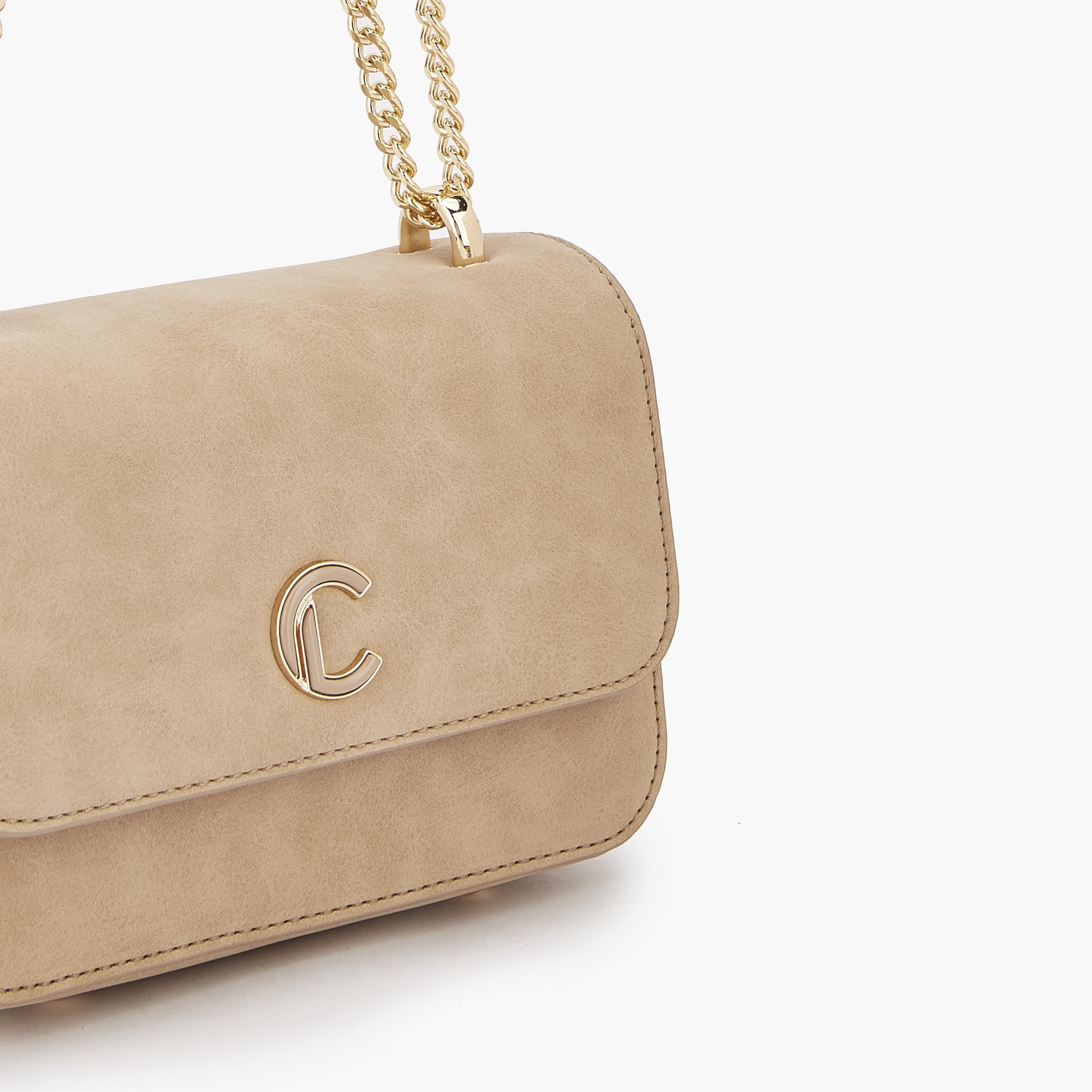 شنطة كروس بودي بارزة الملمس بطية إغلاق من لو كونفورت-women-bagsandwallets-handbags-image-4