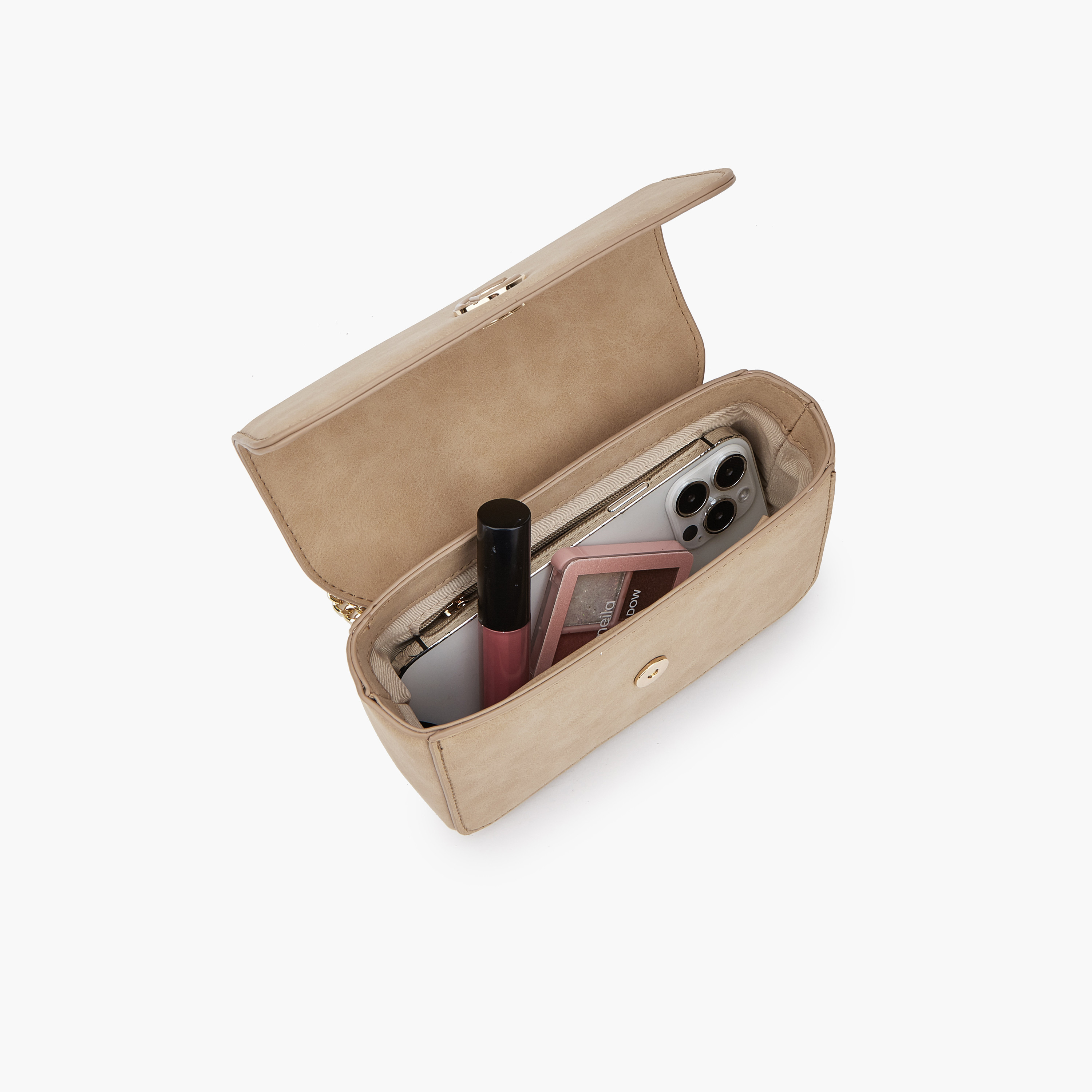 شنطة كروس بودي بارزة الملمس بطية إغلاق من لو كونفورت-women-bagsandwallets-handbags-image-7