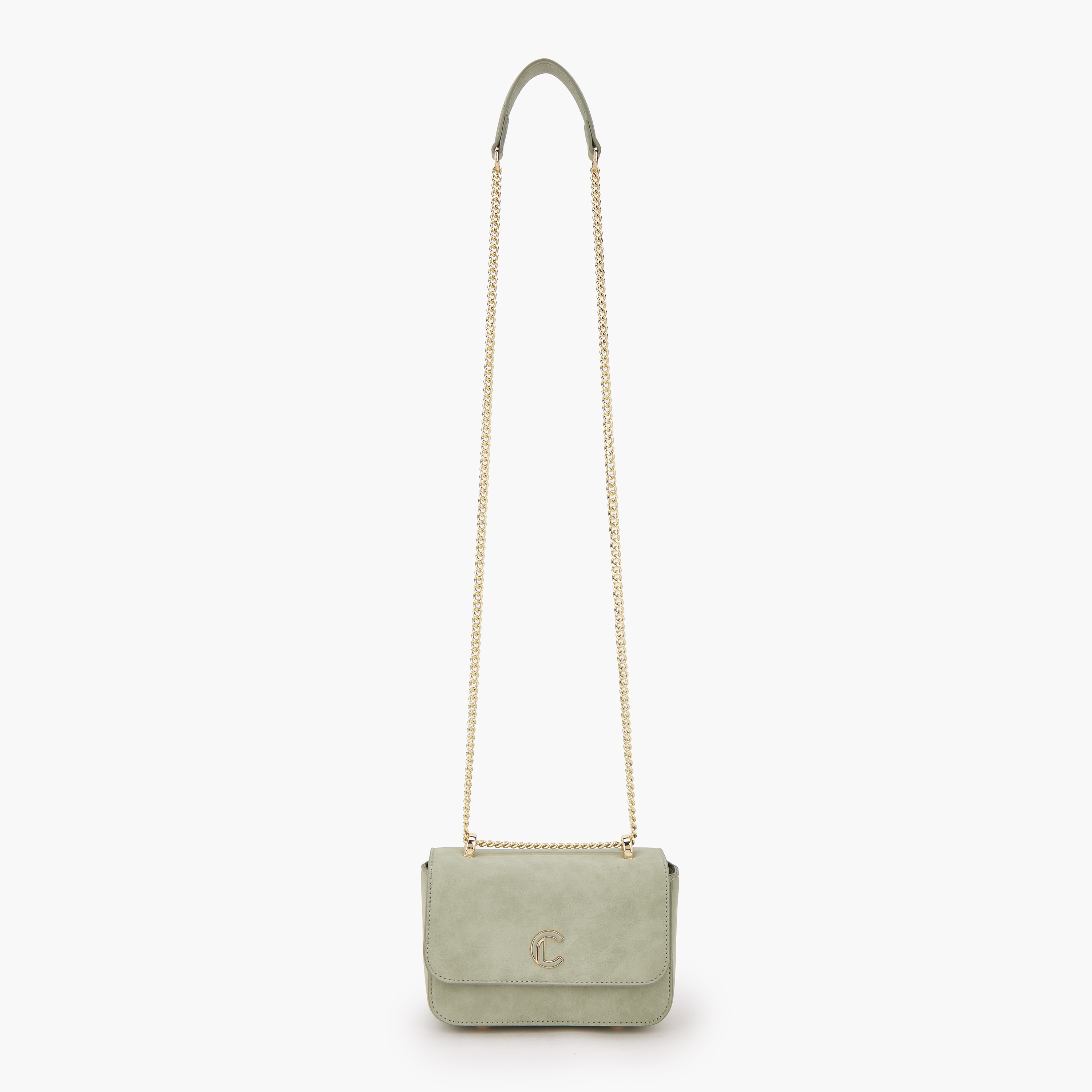 شنطة كروس بودي بارزة الملمس بطية إغلاق من لو كونفورت-women-bagsandwallets-handbags-image-2