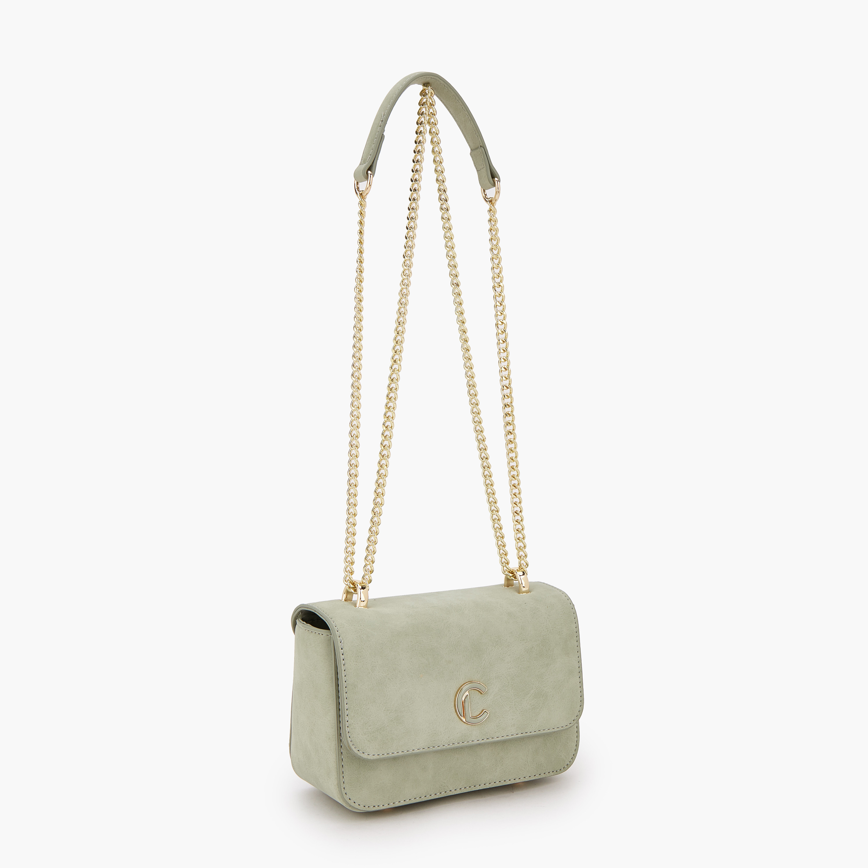 شنطة كروس بودي بارزة الملمس بطية إغلاق من لو كونفورت-women-bagsandwallets-handbags-image-3