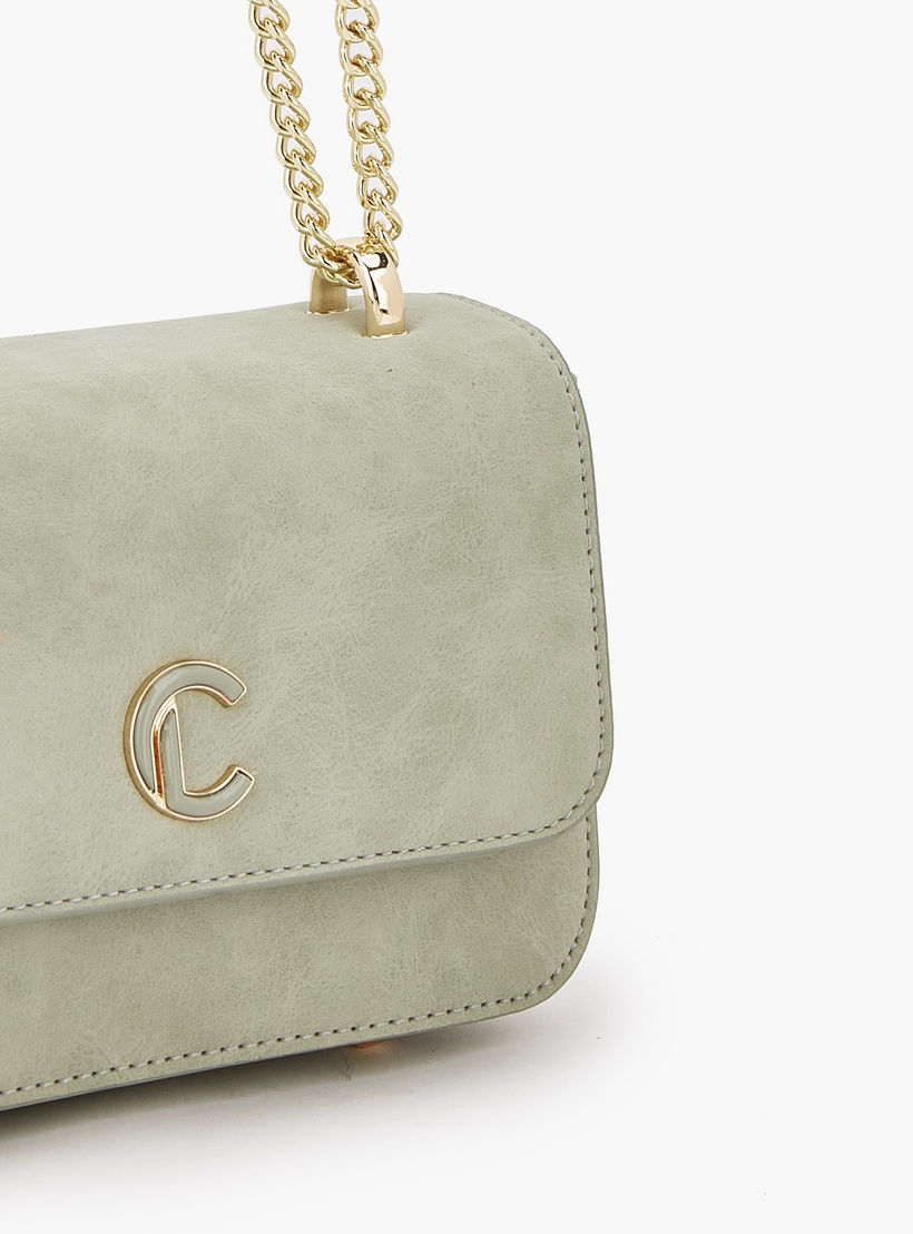 شنطة كروس بودي بارزة الملمس بطية إغلاق من لو كونفورت-women-bagsandwallets-handbags-image-4