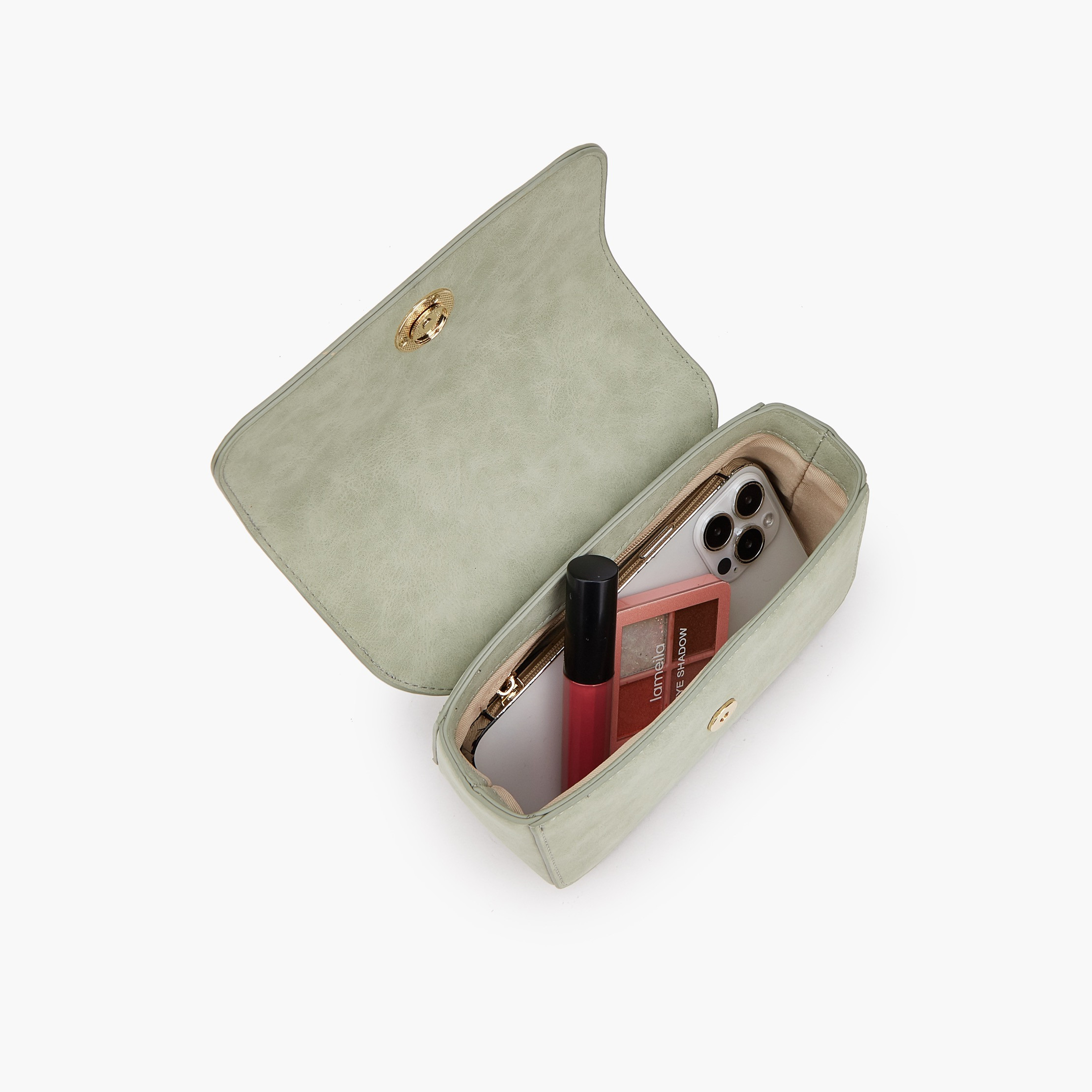 شنطة كروس بودي بارزة الملمس بطية إغلاق من لو كونفورت-women-bagsandwallets-handbags-image-7