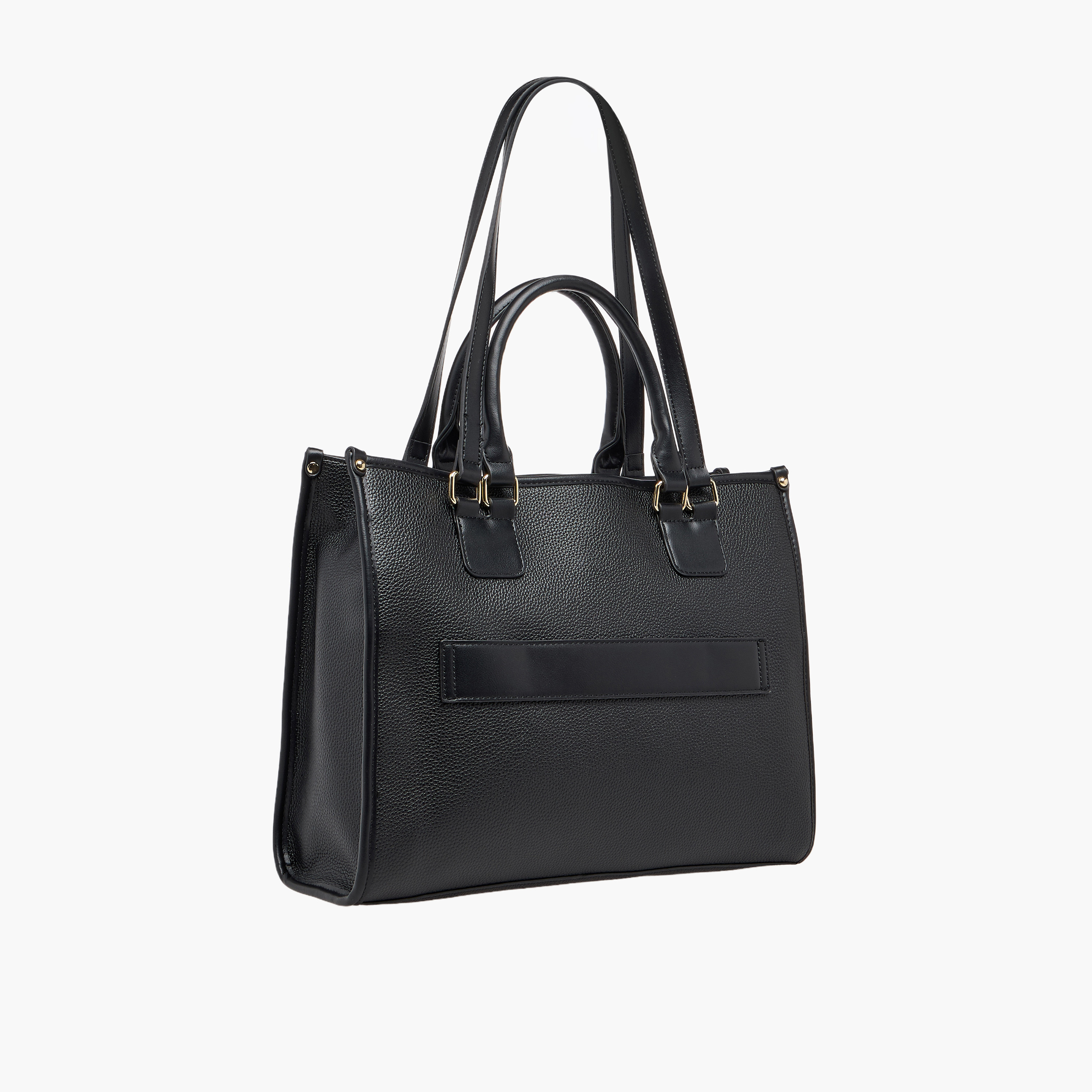 Sasha Textured Tote bag with Zip Closure-women-bagsandwallets-handbags-image-3
