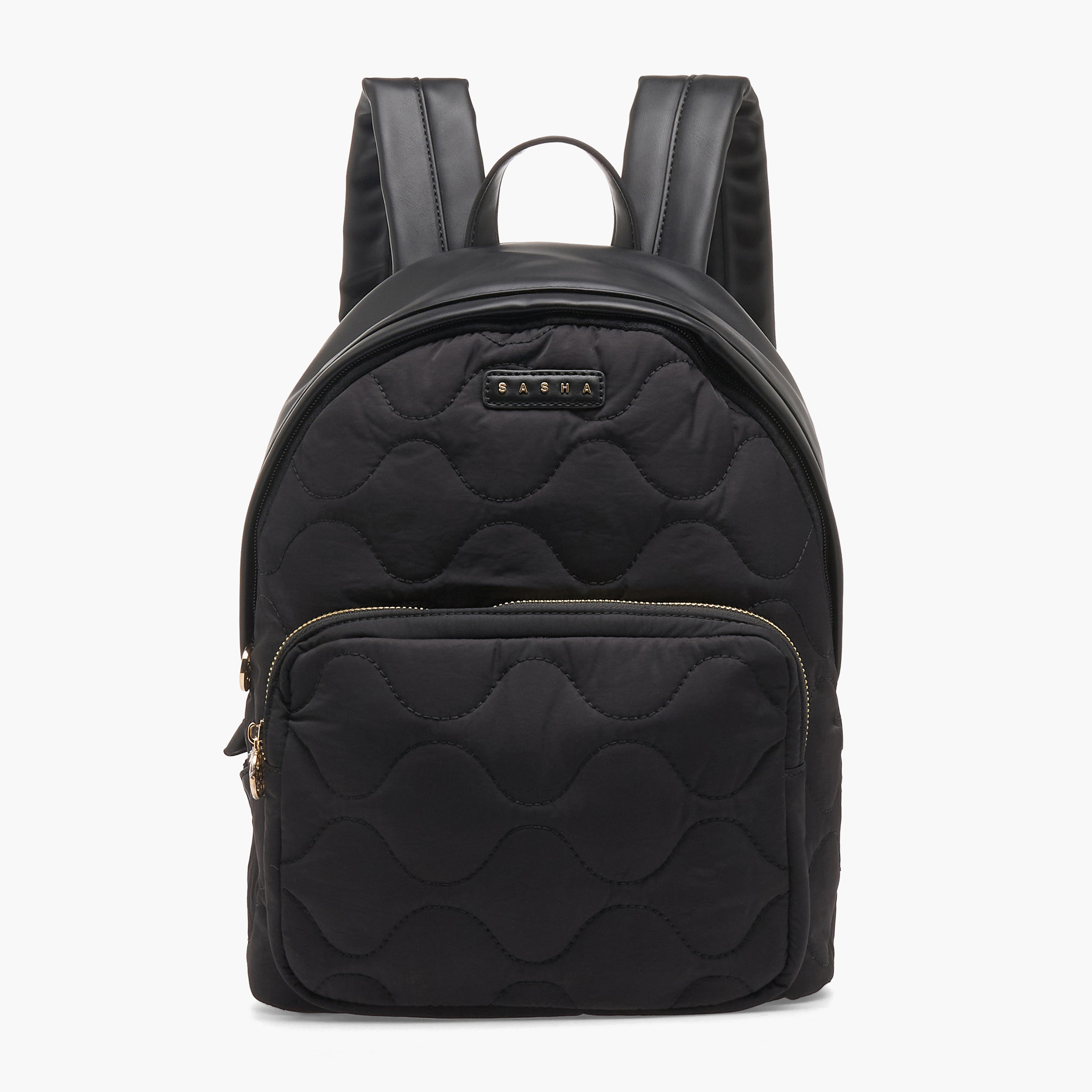 شنطة ظهر بارزة الملمس بحمالات قابلة للتعديل من ساشا-women-bagsandwallets-backpacks-image-1