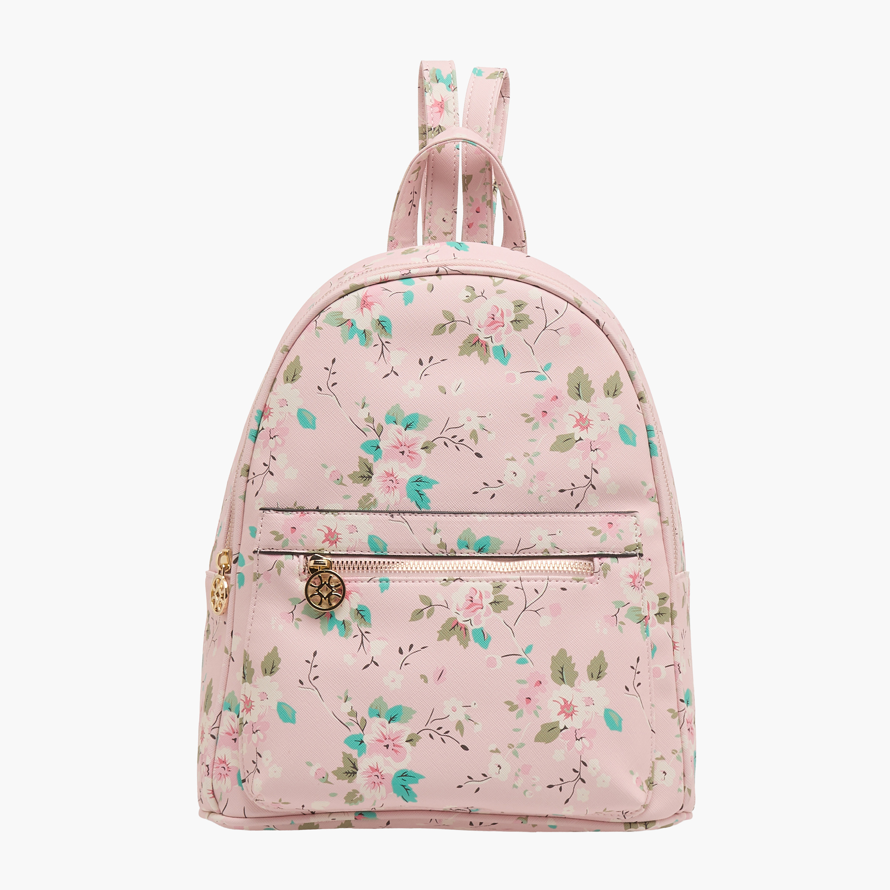 Sasha Floral Print Backpack with Adjustable Straps-women-bagsandwallets-handbags-image-1