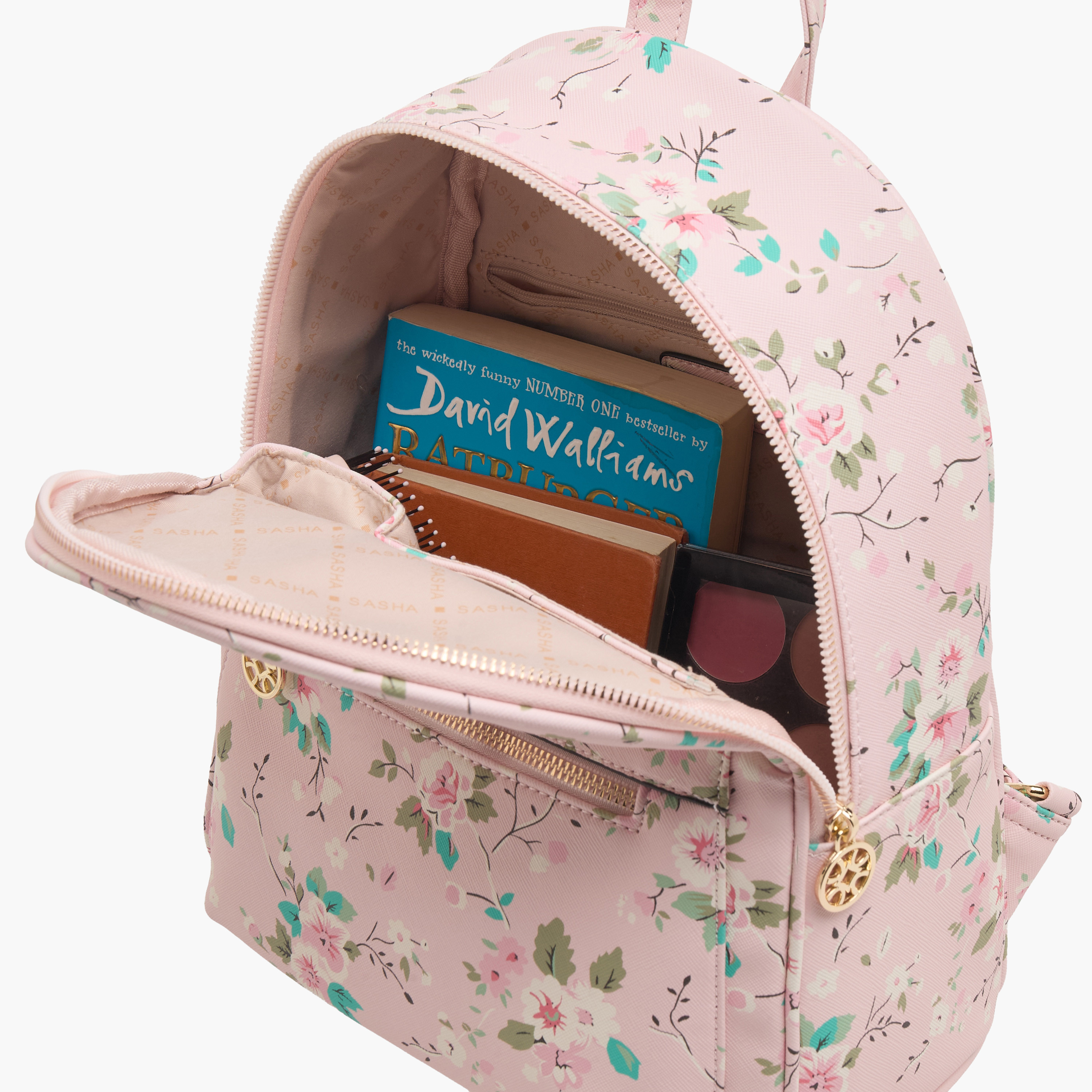 Sasha Floral Print Backpack with Adjustable Straps-women-bagsandwallets-handbags-image-7