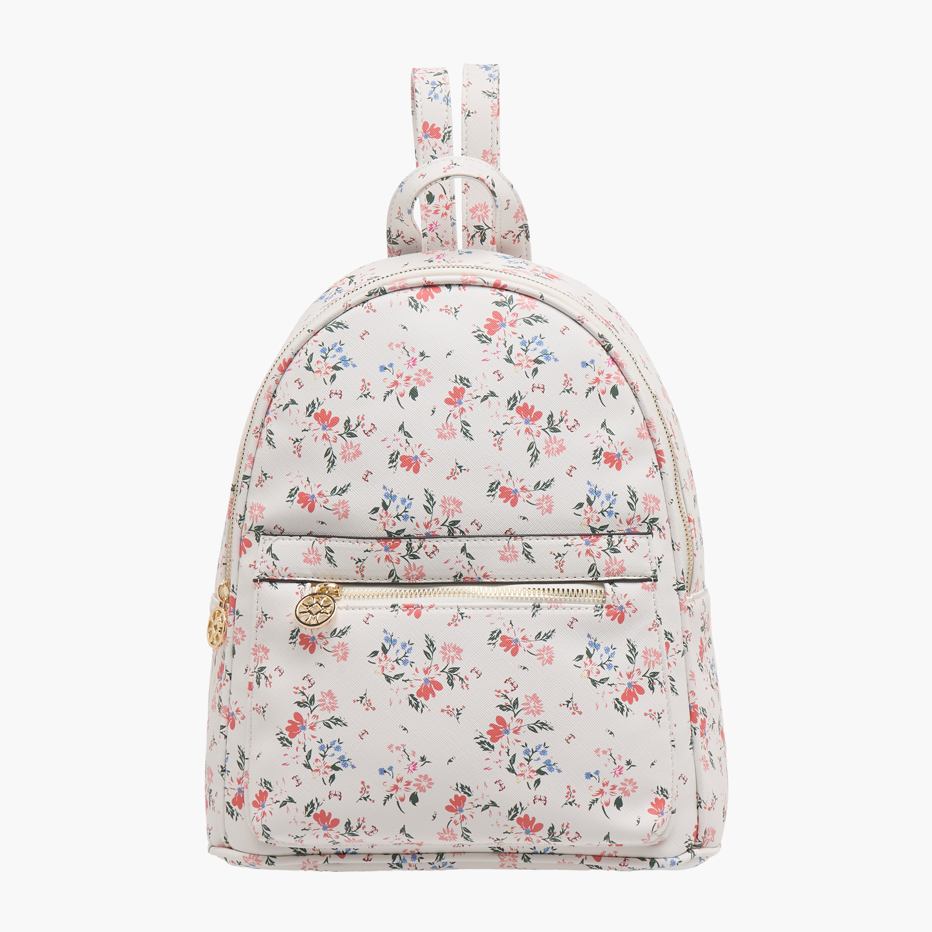 Sasha Floral Print Backpack with Adjustable Straps-women-bagsandwallets-handbags-image-1