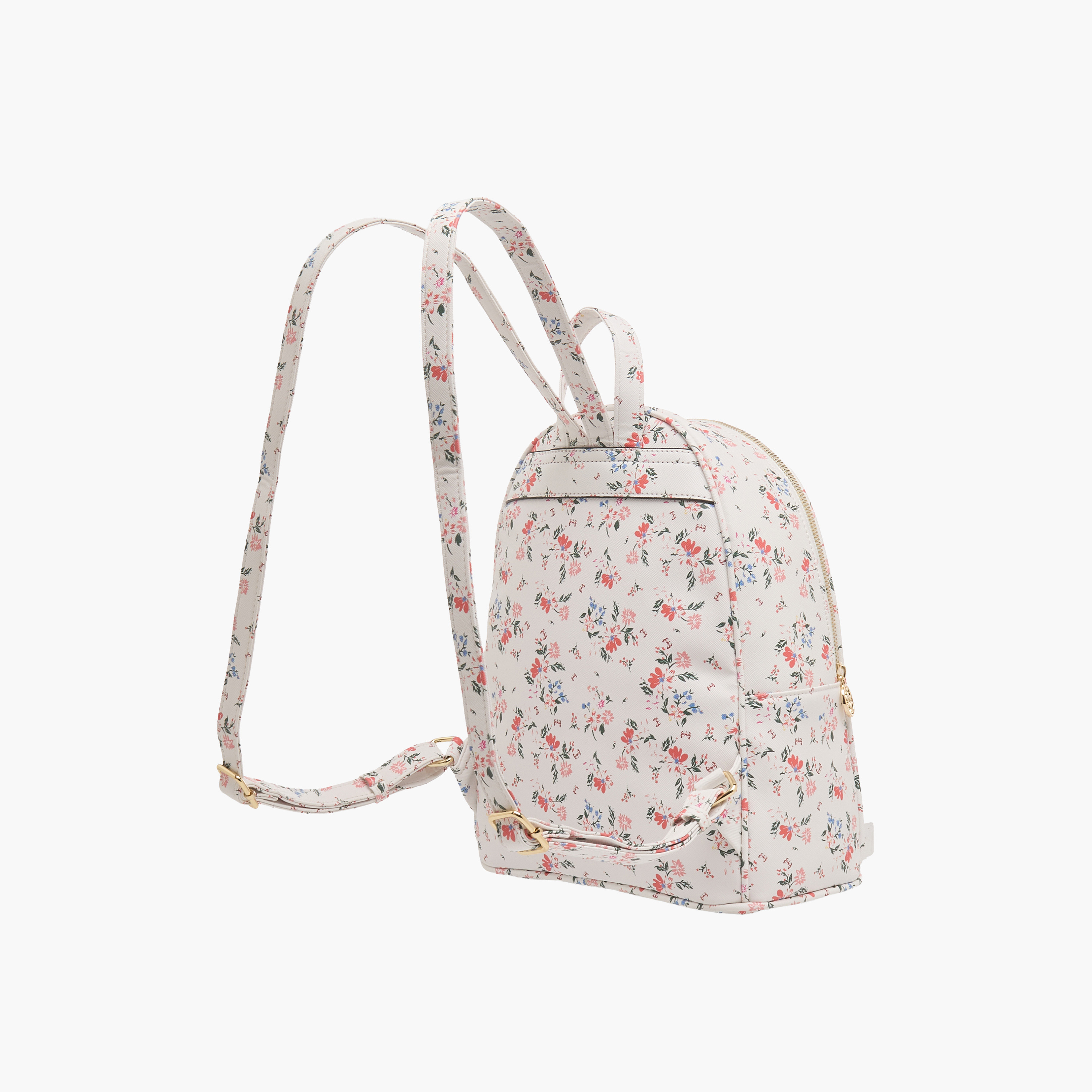 Sasha Floral Print Backpack with Adjustable Straps-women-bagsandwallets-handbags-image-3