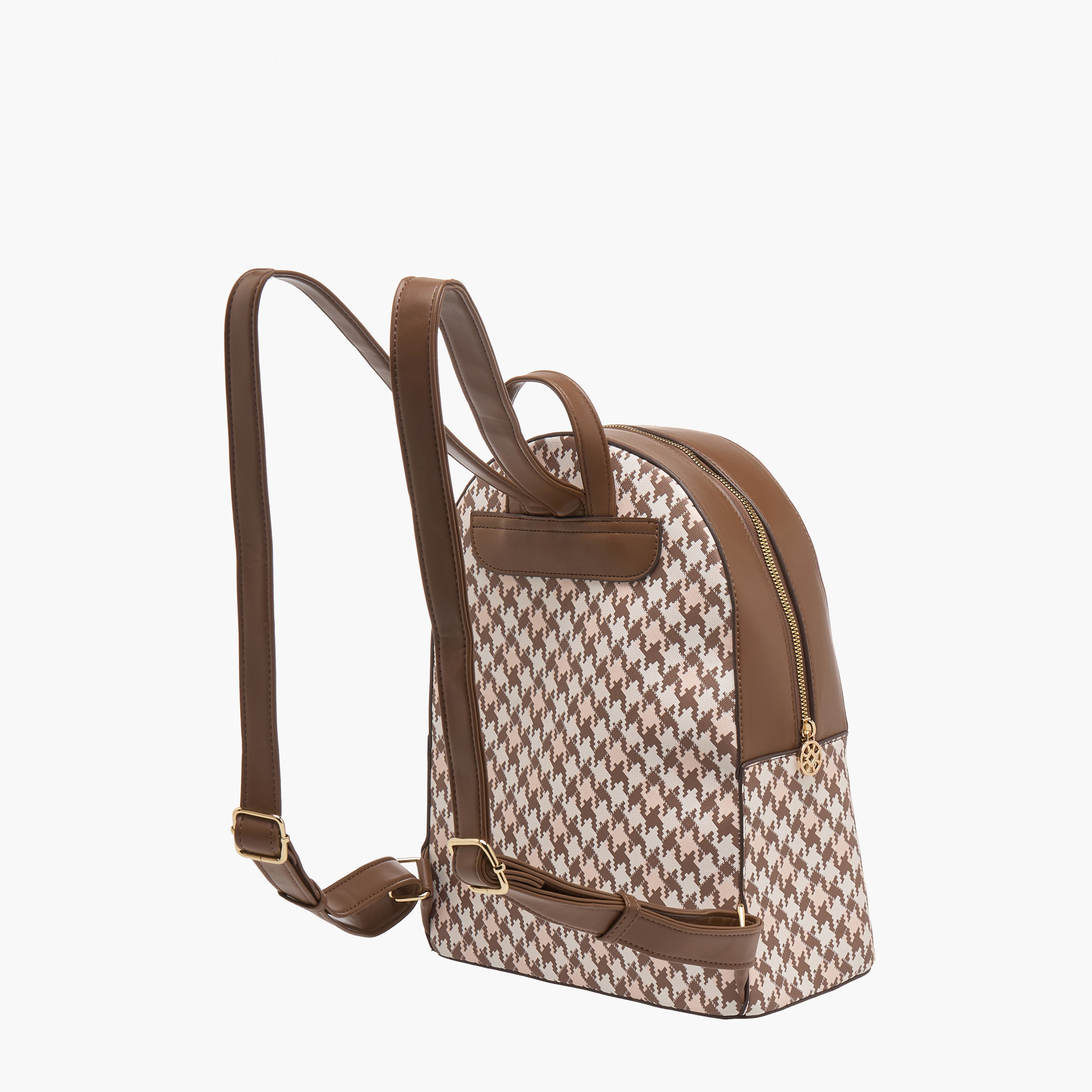 Sasha Printed Backpack with Adjustable Straps-women-bagsandwallets-backpacks-image-4