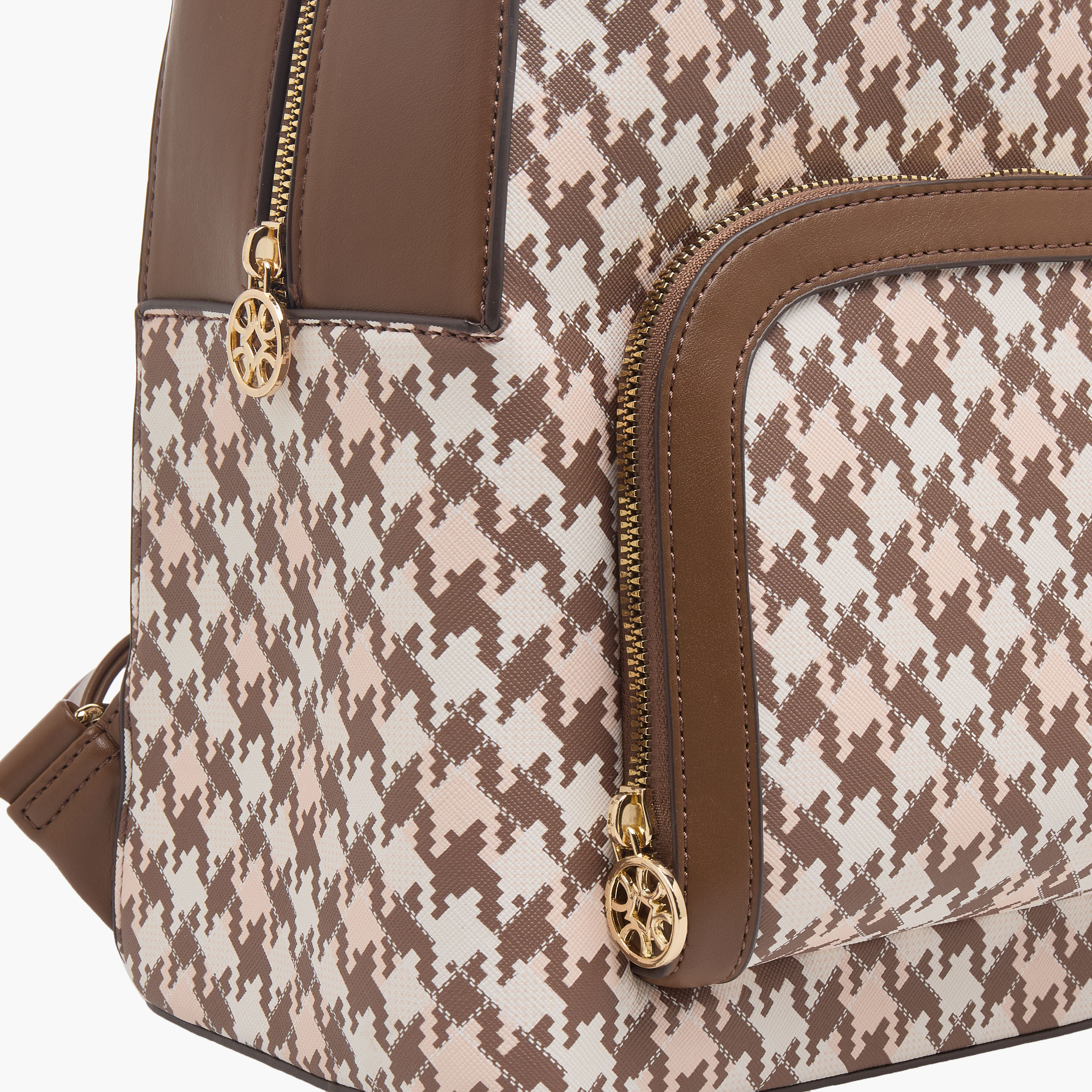 Sasha Printed Backpack with Adjustable Straps-women-bagsandwallets-backpacks-image-6