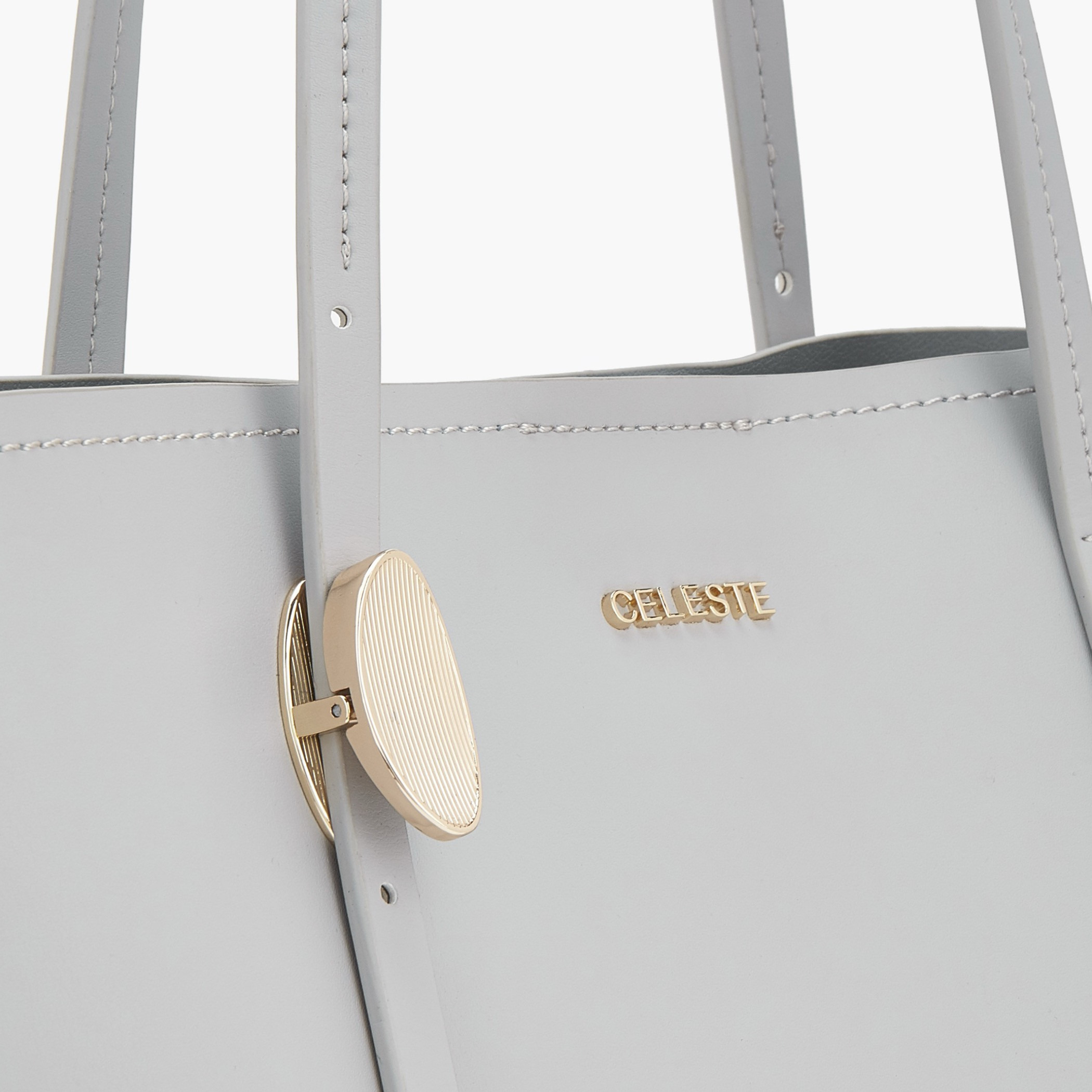 Celeste Textured Tote Bag with Button Closure-women-bagsandwallets-handbags-image-3