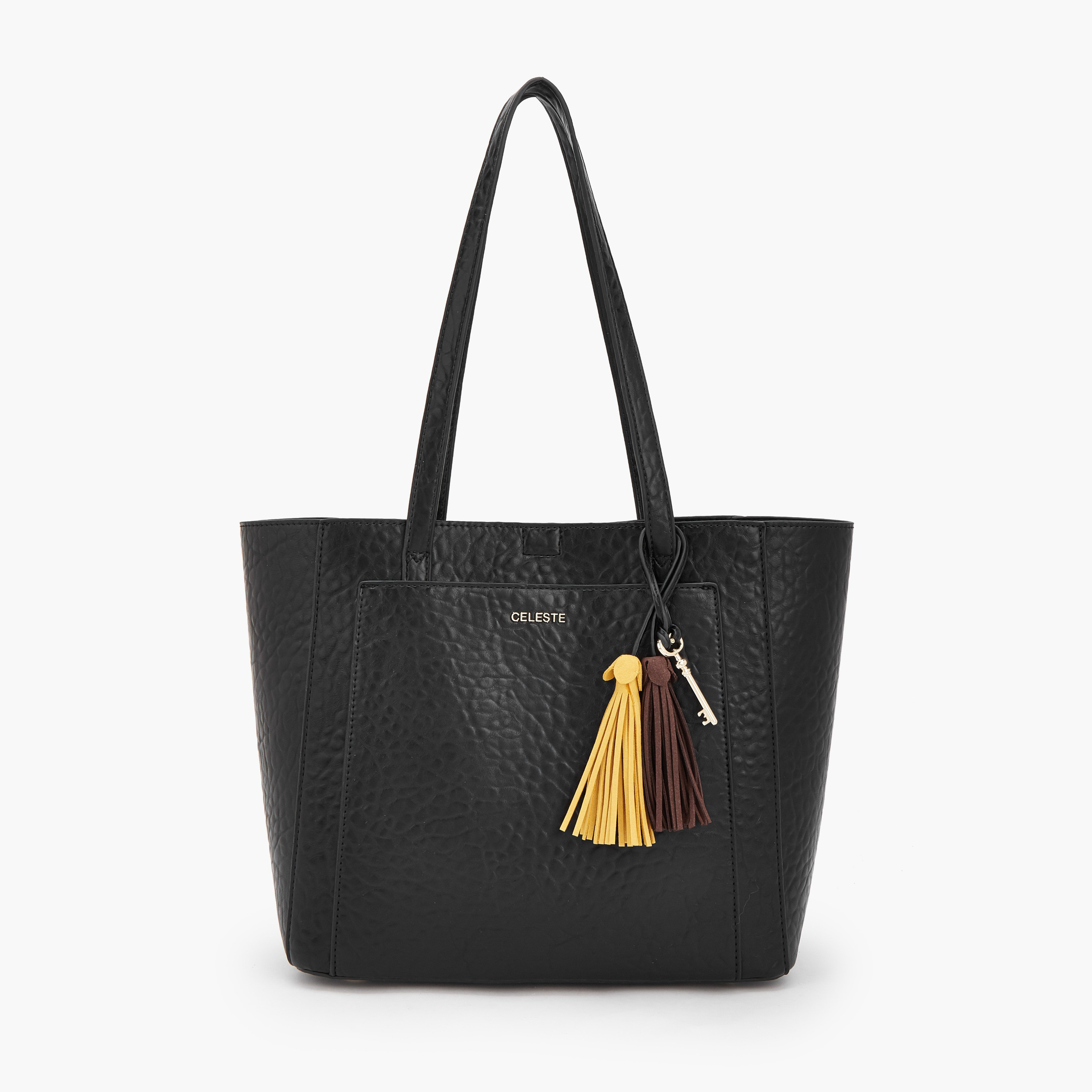 شنطة توتي بارزة الملمس مع شنطة صغيرة من سيليست-women-bagsandwallets-handbags-image-2