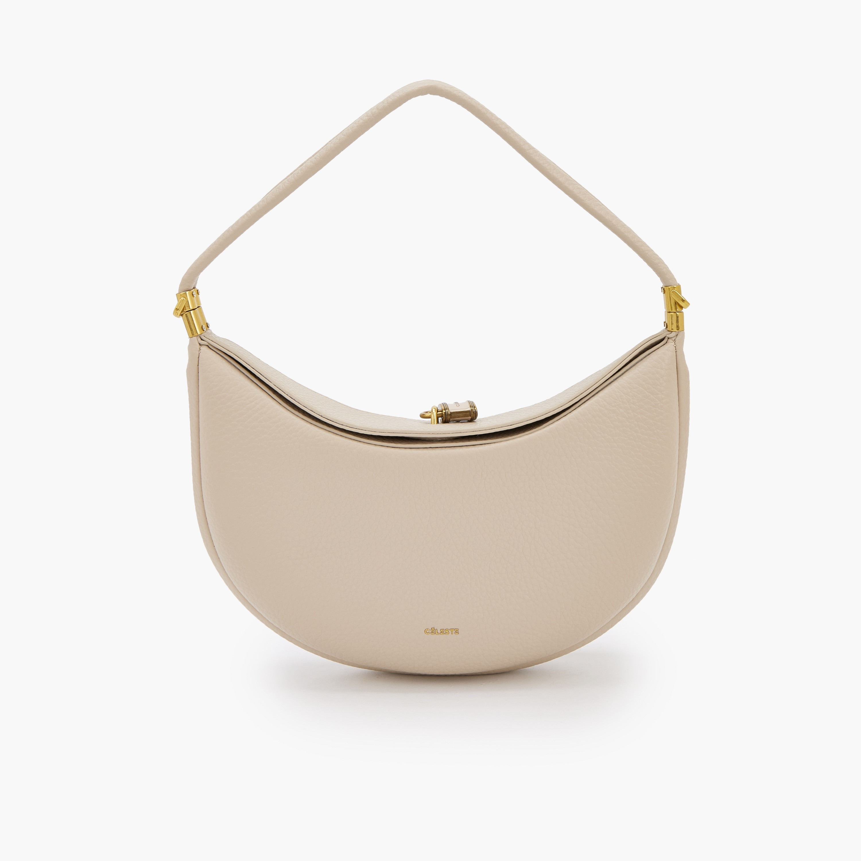 شنطة كتف بارزة الملمس بقفل قلاب من سيليست-women-bagsandwallets-handbags-image-1