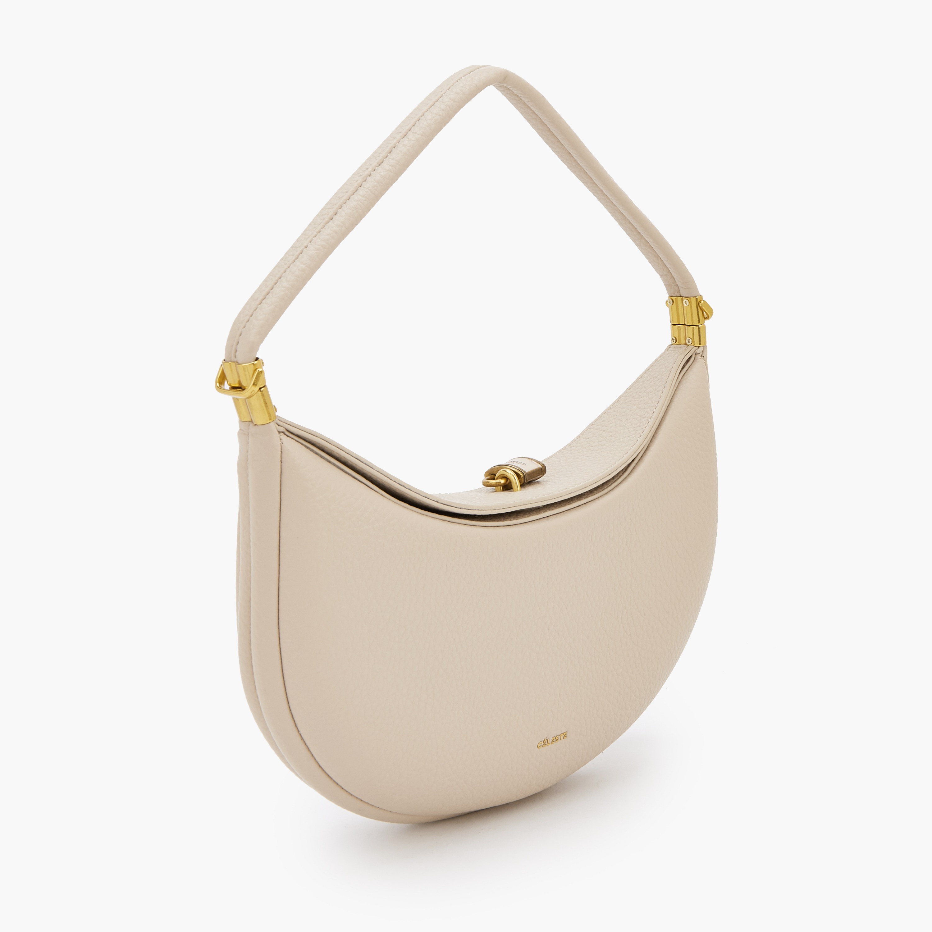 شنطة كتف بارزة الملمس بقفل قلاب من سيليست-women-bagsandwallets-handbags-image-2
