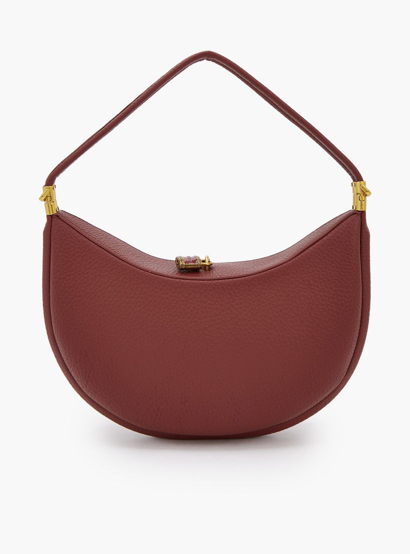 شنطة كتف بارزة الملمس بقفل قلاب من سيليست-women-bagsandwallets-handbags-image-3