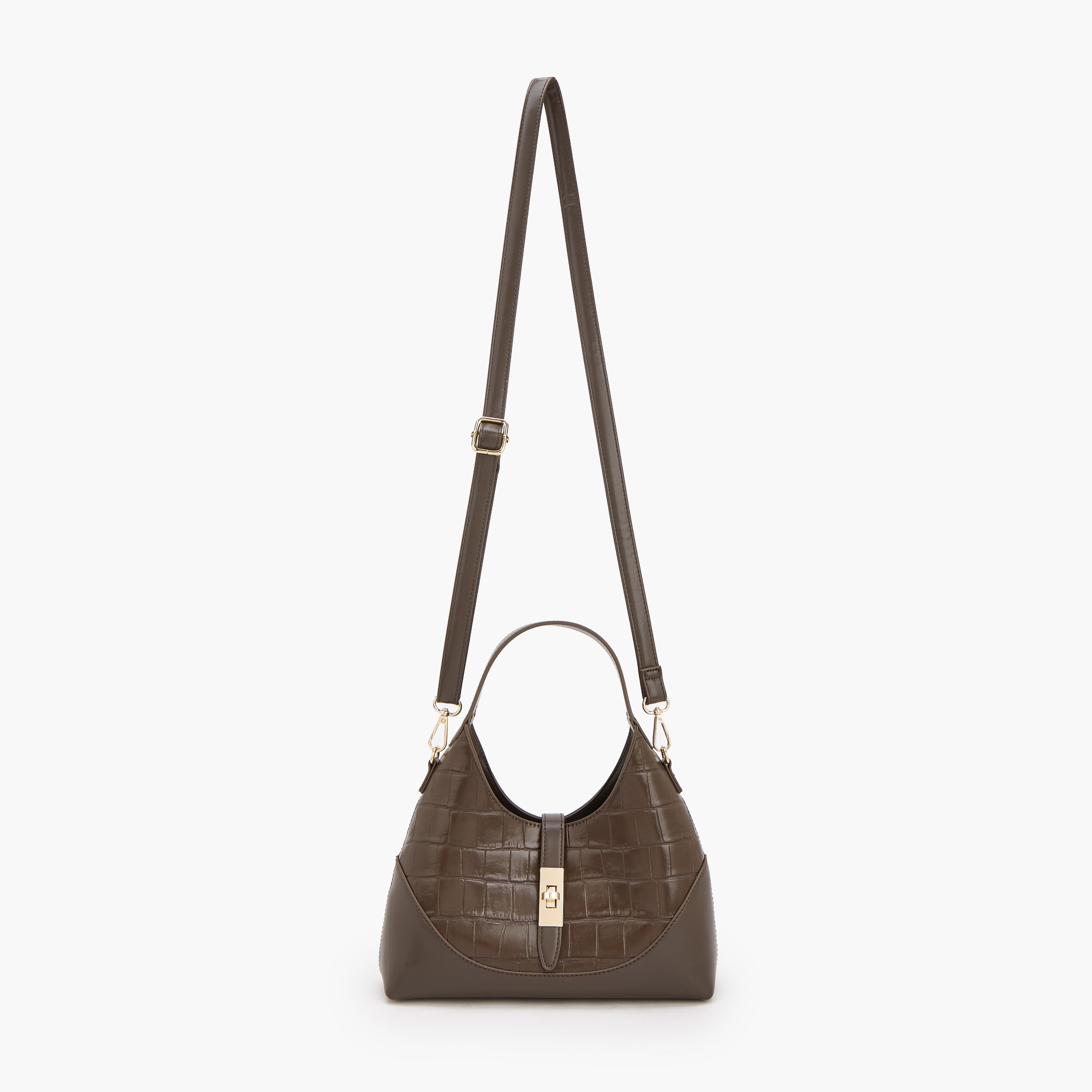 Flora Bella Textured Shoulder Bag with Detachable Strap-women-bagsandwallets-handbags-image-2