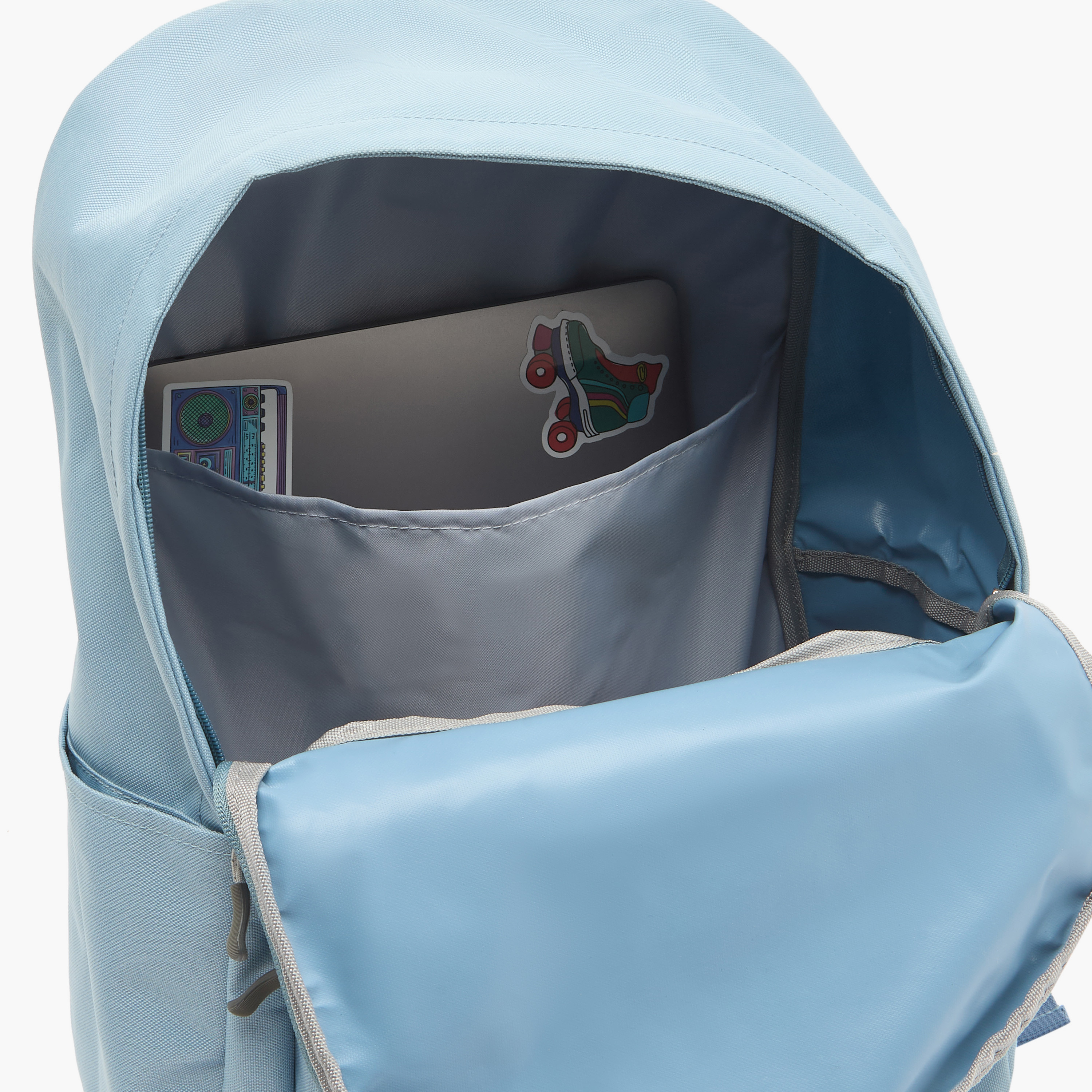 شنطة ظهر بحمالات قابلة للتعديل وطبعات شعار للأطفال من 8-13 سنة من كابا-boys-accessories-bagsandbackpacks-image-5