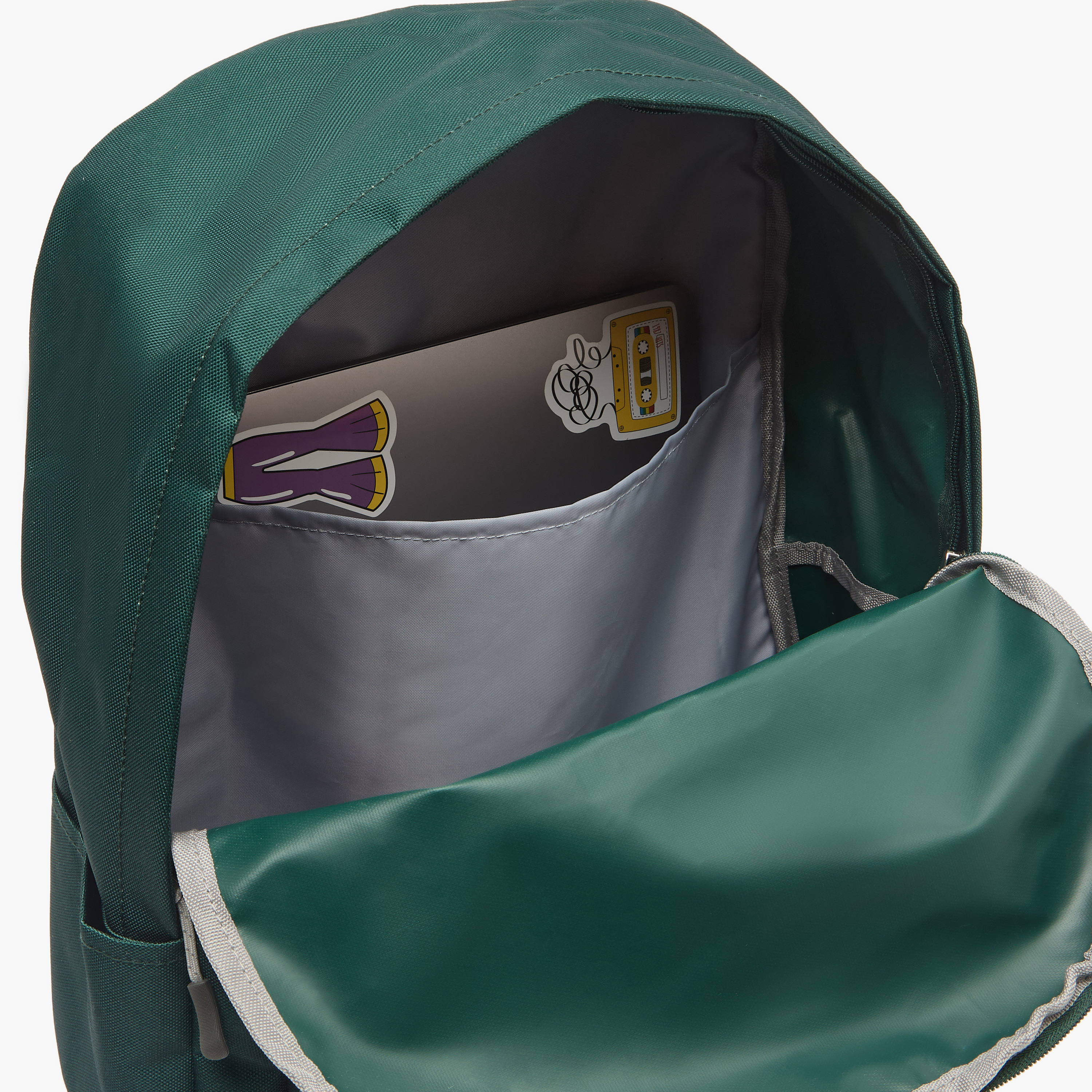 شنطة ظهر بحمالات قابلة للتعديل وطبعات شعار للأطفال من 8-13 سنة من كابا-boys-accessories-bagsandbackpacks-image-5