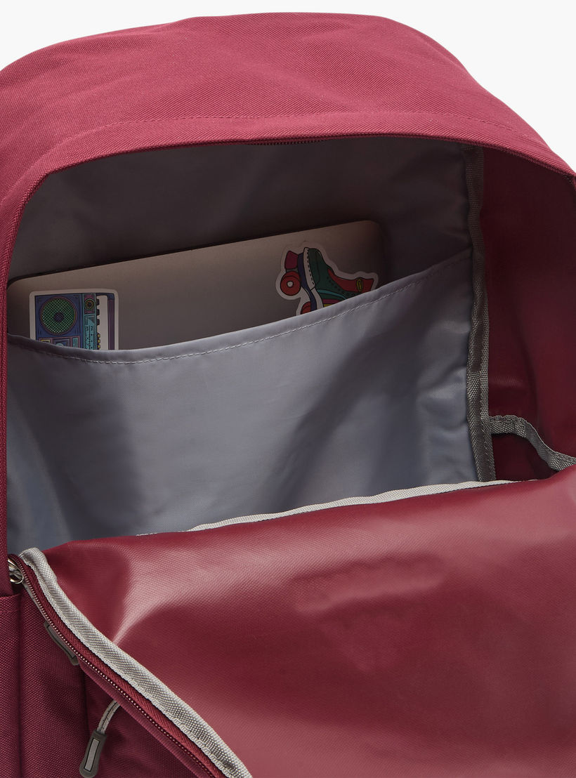 شنطة ظهر بحمالات قابلة للتعديل وطبعات شعار للأطفال من 8-13 سنة من كابا-boys-accessories-bagsandbackpacks-image-4