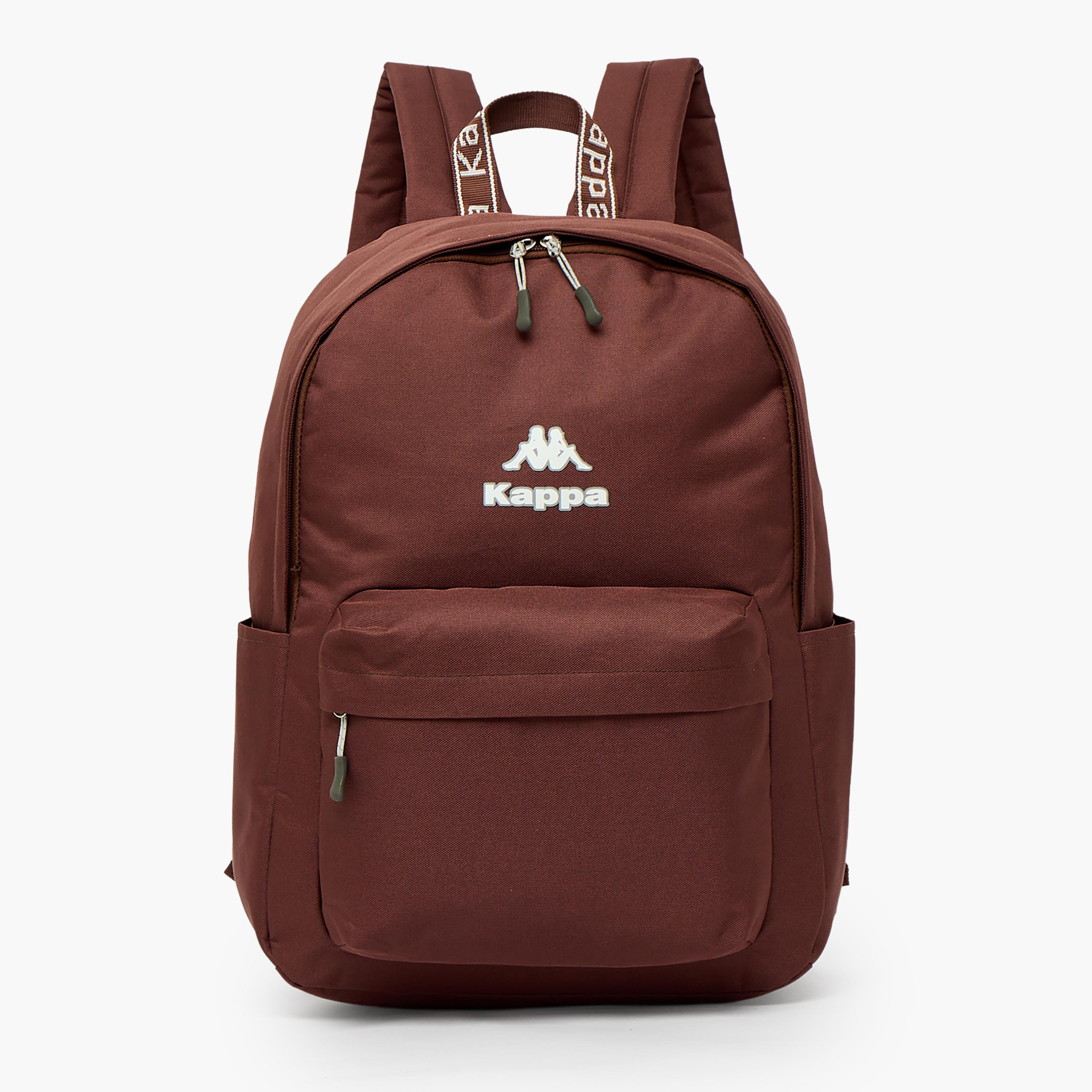 شنطة ظهر بحمالات قابلة للتعديل وطبعات شعار للأطفال من 8-13 سنة من كابا-boys-accessories-bagsandbackpacks-image-1