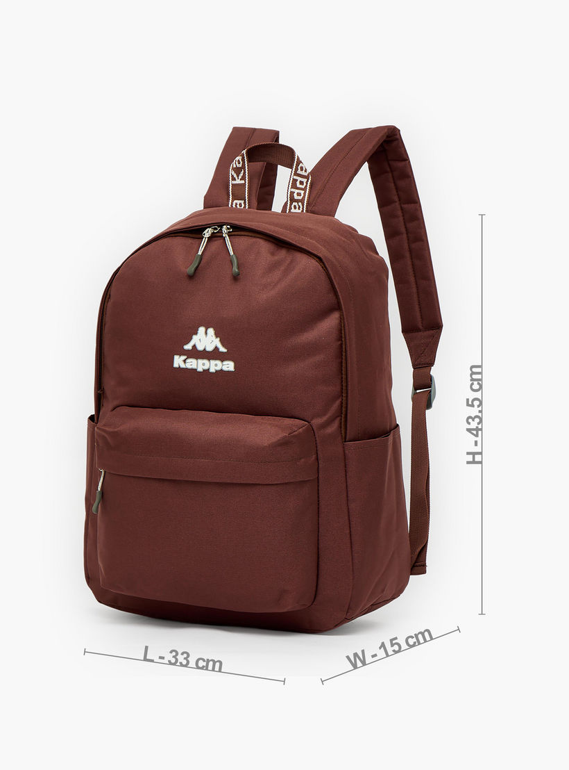 شنطة ظهر بحمالات قابلة للتعديل وطبعات شعار للأطفال من 8-13 سنة من كابا-boys-accessories-bagsandbackpacks-image-5