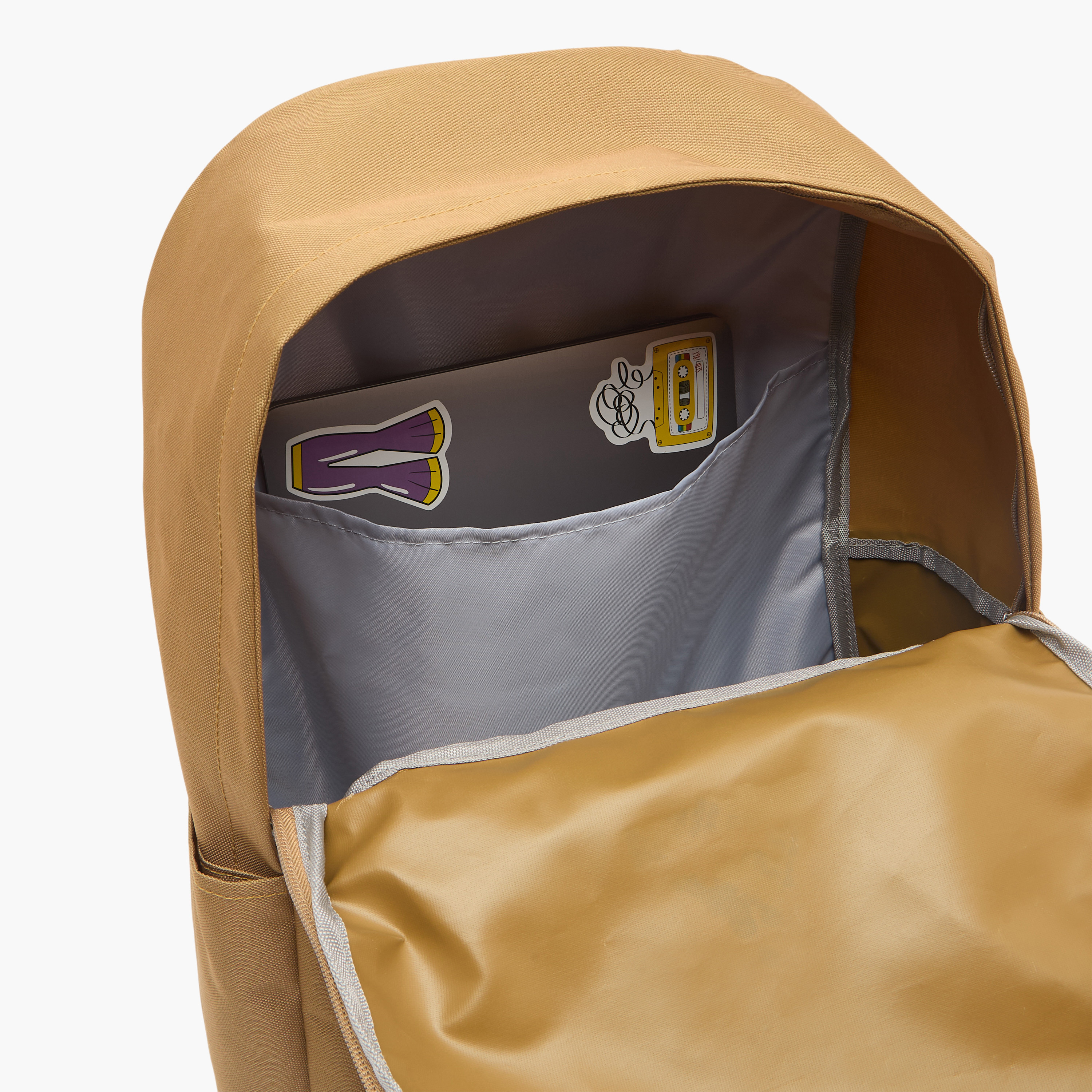 شنطة ظهر بحمالات قابلة للتعديل وطبعات شعار للأطفال من 8-13 سنة من كابا-boys-accessories-bagsandbackpacks-image-5