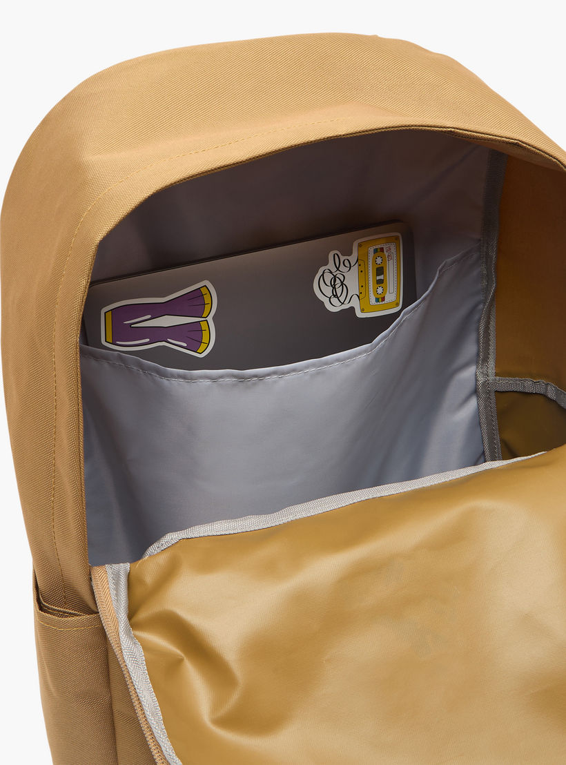 شنطة ظهر بحمالات قابلة للتعديل وطبعات شعار للأطفال من 8-13 سنة من كابا-boys-accessories-bagsandbackpacks-image-5