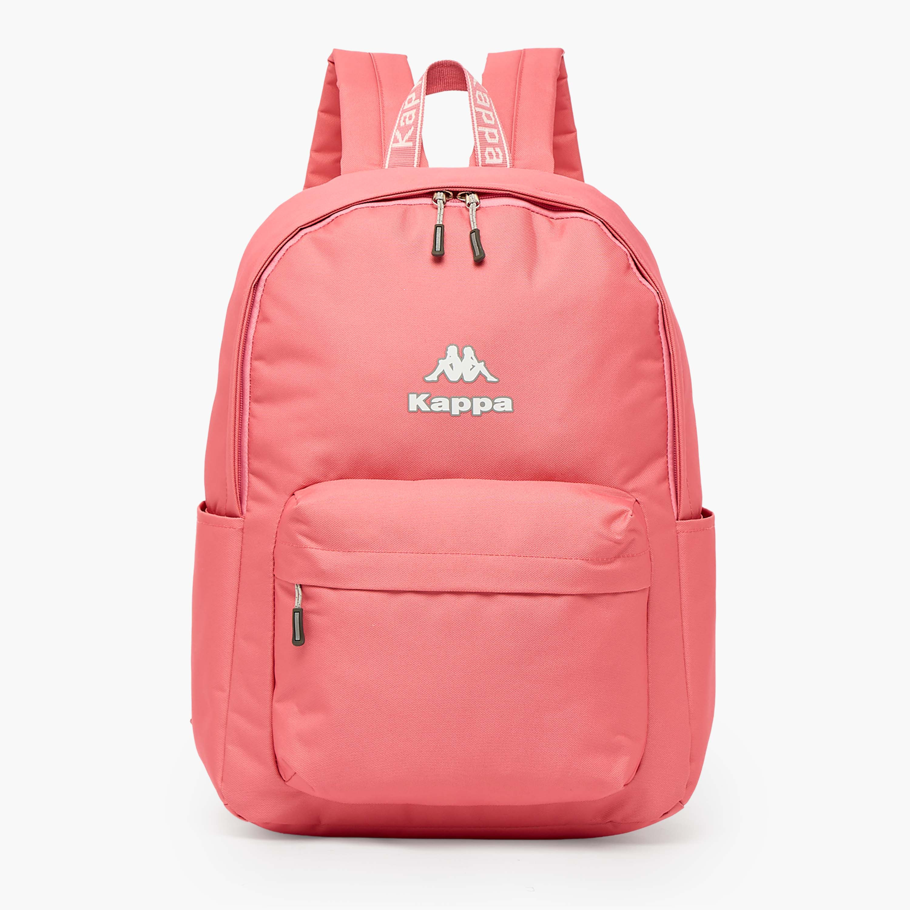 شنطة ظهر بحمالات قابلة للتعديل وطبعات شعار للأطفال من 8-13 سنة من كابا-boys-accessories-bagsandbackpacks-image-1