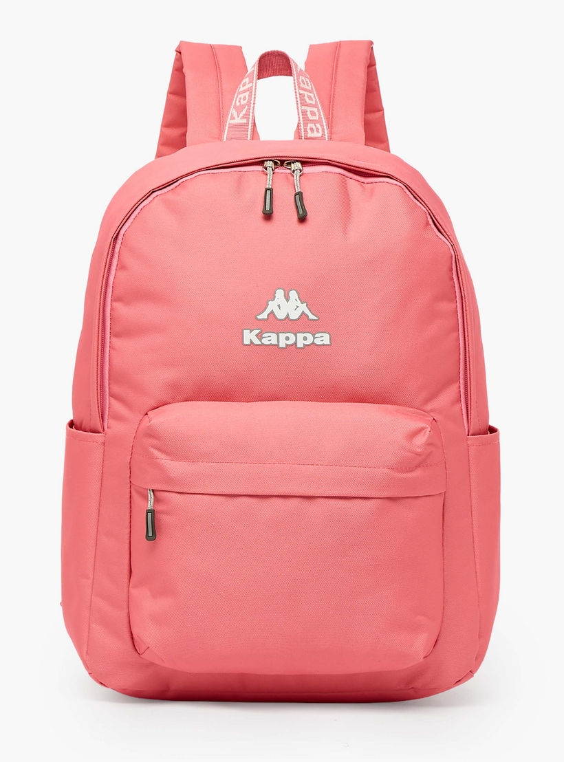 شنطة ظهر بحمالات قابلة للتعديل وطبعات شعار للأطفال من 8-13 سنة من كابا-boys-accessories-bagsandbackpacks-image-1