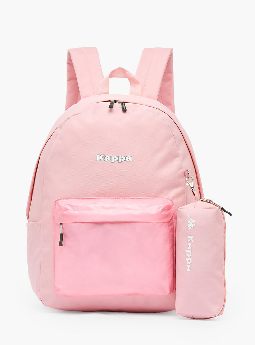 شنطة ظهر مدرسية سادة مع مقلمة للبنات بعمر 8-13 سنة من كابا - 17 بوصة-school-bagsandbackpacks-backpacks-image-1