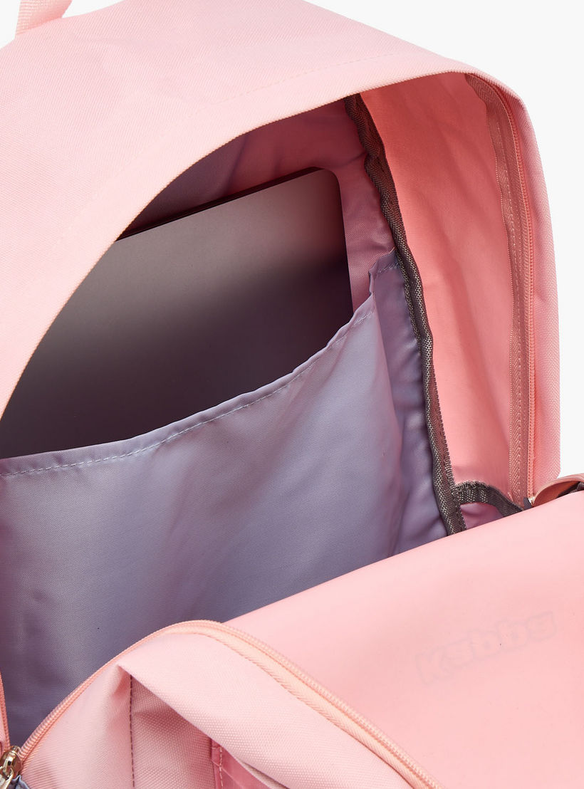 شنطة ظهر مدرسية سادة مع مقلمة للبنات بعمر 8-13 سنة من كابا - 17 بوصة-school-bagsandbackpacks-backpacks-image-5
