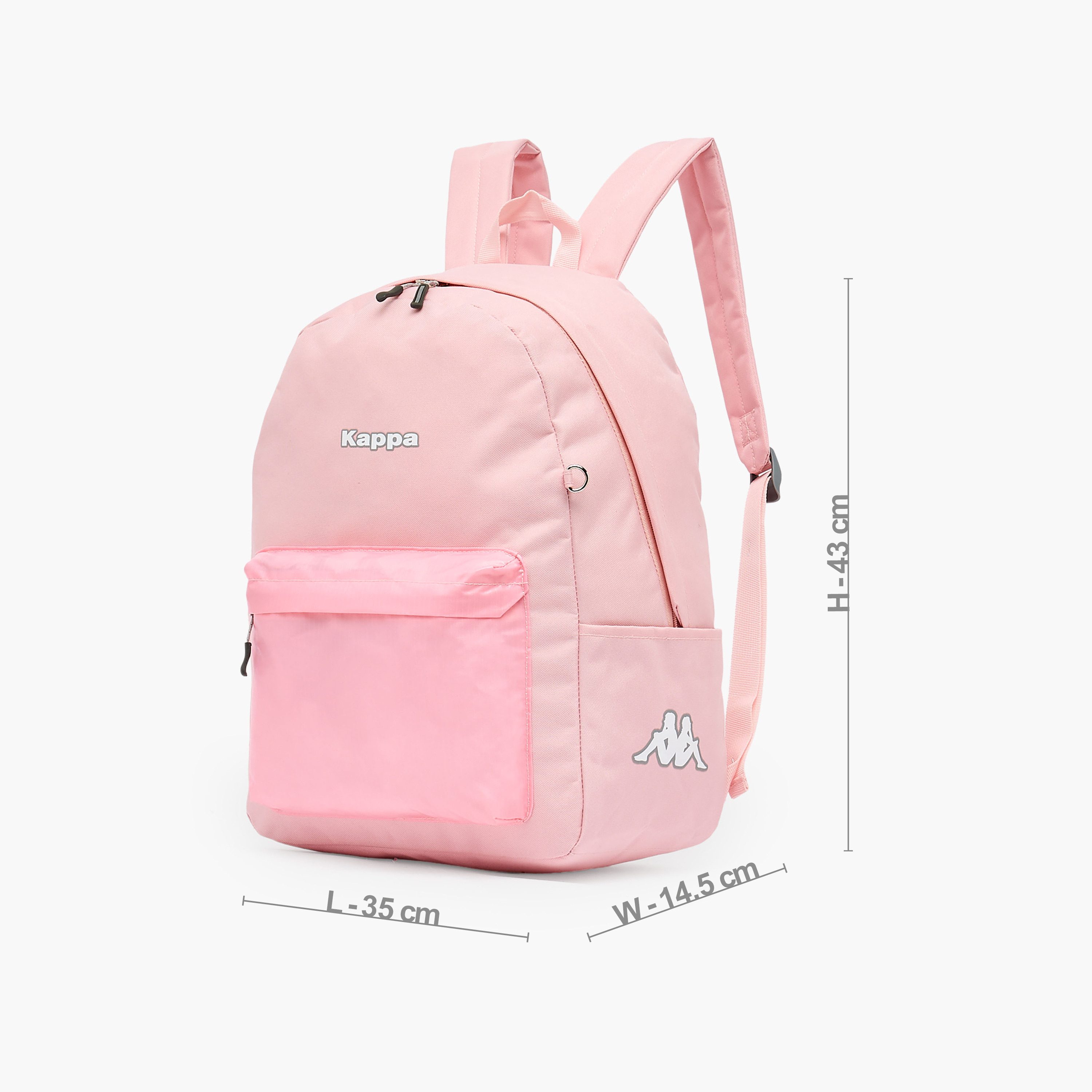 شنطة ظهر مدرسية سادة مع مقلمة للبنات بعمر 8-13 سنة من كابا - 17 بوصة-school-bagsandbackpacks-backpacks-image-6