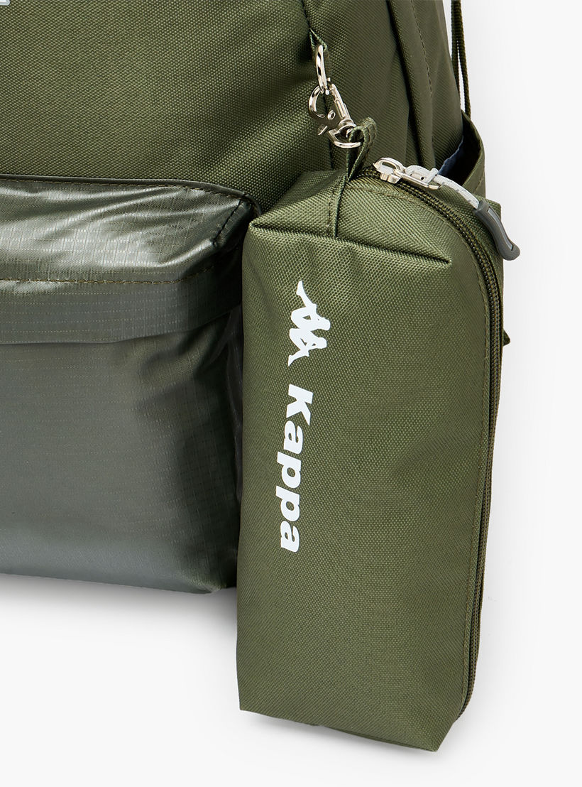 شنطة ظهر مدرسية سادة مع مقلمة للبنات بعمر 8-13 سنة من كابا - 17 بوصة-school-bagsandbackpacks-backpacks-image-4