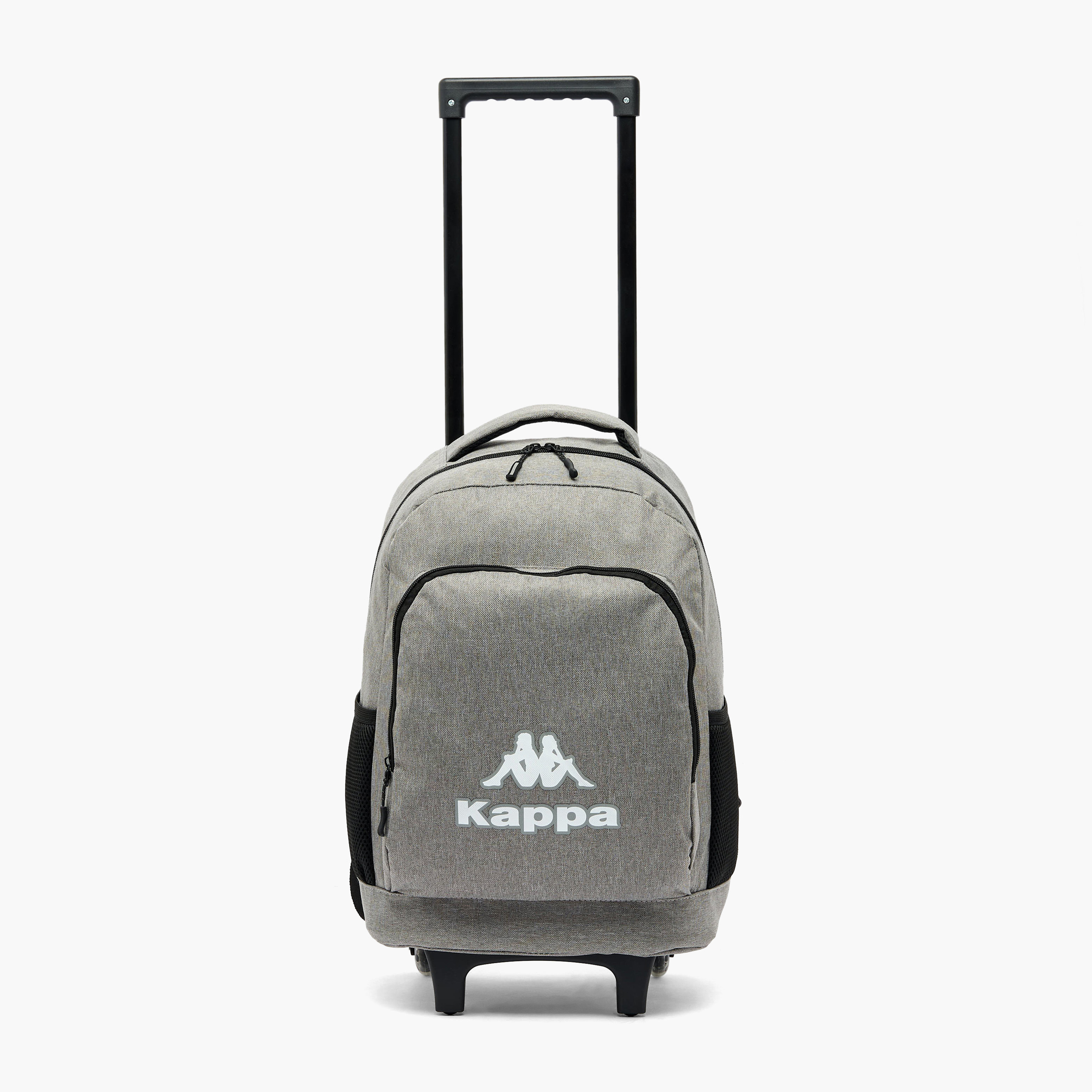 طقم شنطة ترولي مدرسية وشنطة غداء ومقلمة 3 قطع بطبعات الشعار للأطفال بعمر 13 سنة فما فوق من كابا-school-bagsandbackpacks-trolleybags-image-5