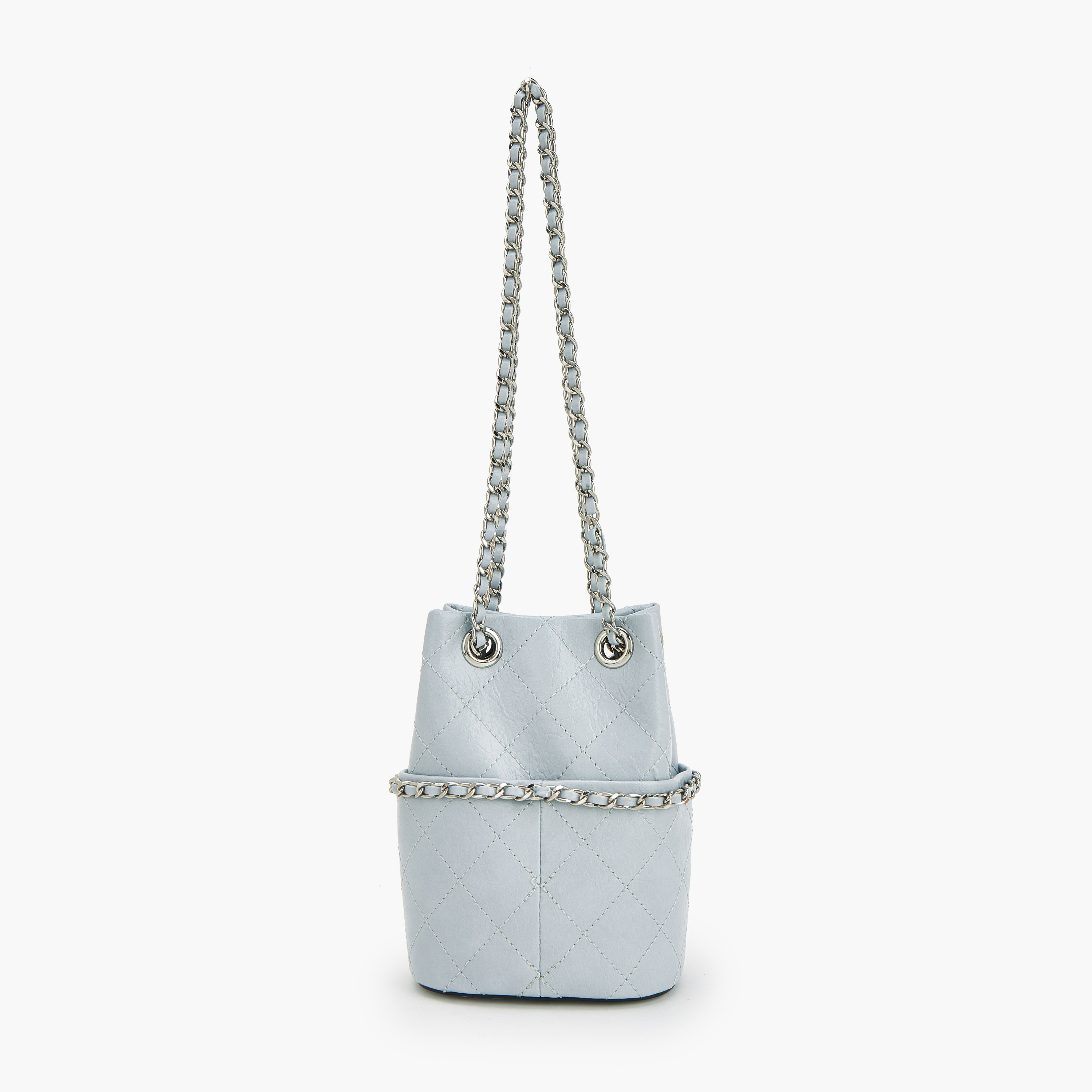 شنطة باكيت مبطنة بحزام سلسلة من سيليست-women-bagsandwallets-handbags-image-2