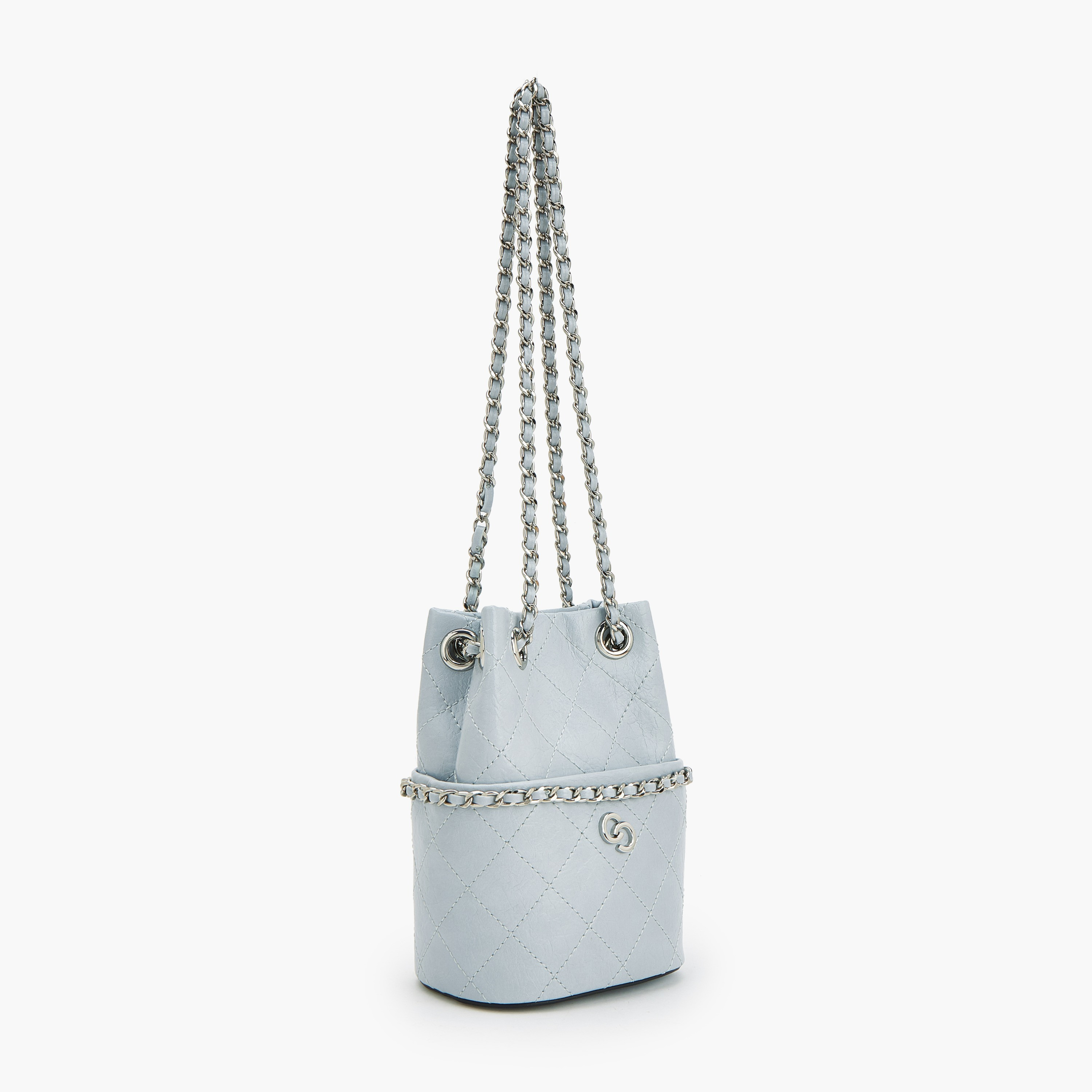 شنطة باكيت مبطنة بحزام سلسلة من سيليست-women-bagsandwallets-handbags-image-3