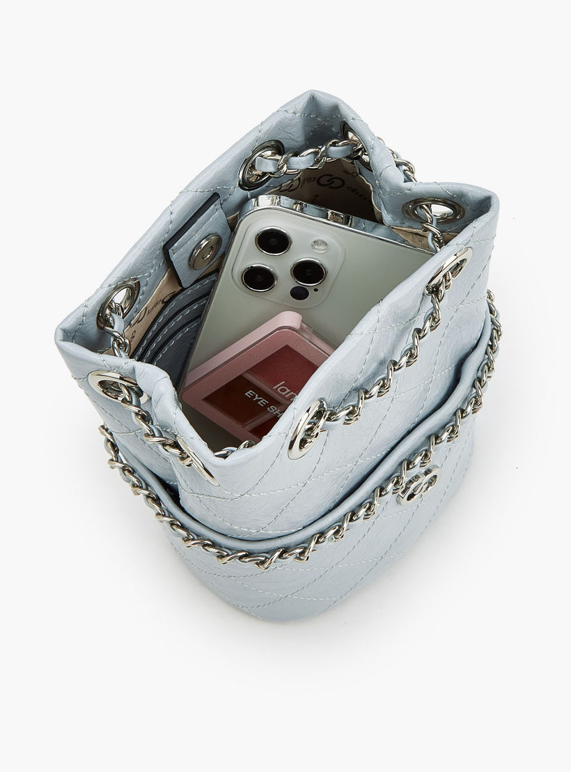 شنطة باكيت مبطنة بحزام سلسلة من سيليست-women-bagsandwallets-handbags-image-7