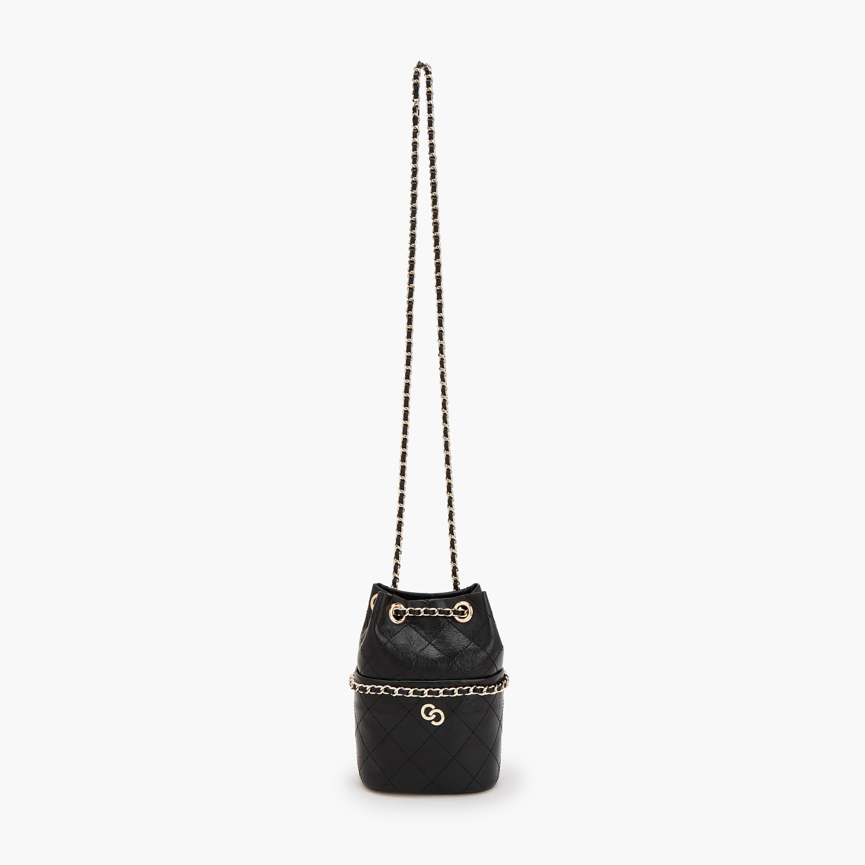 Celeste Quilted Bucket Bag with Chain Strap-women-bagsandwallets-handbags-image-5