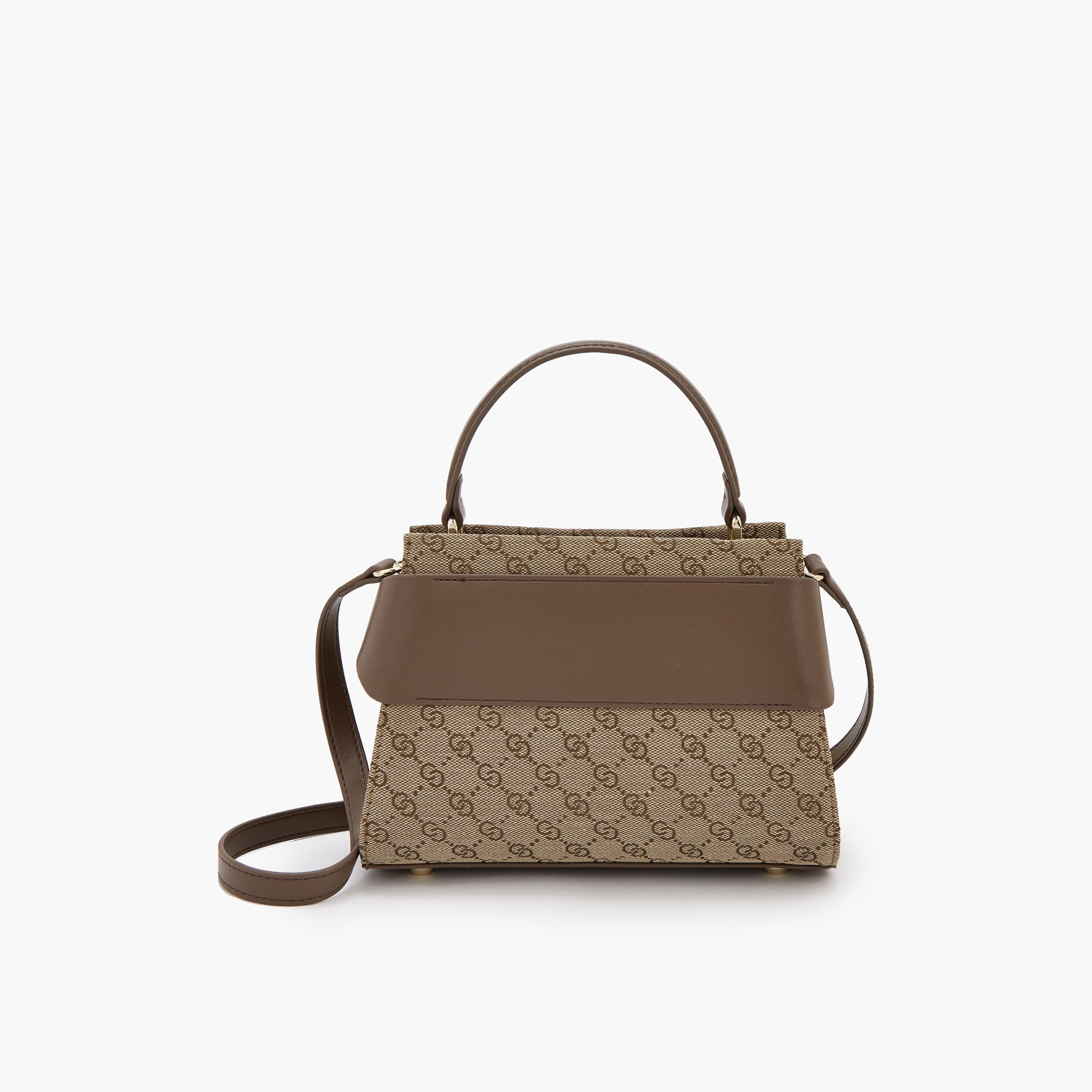 Celeste Monogram Print Tote Bag with Detachable Strap-women-bagsandwallets-handbags-image-5