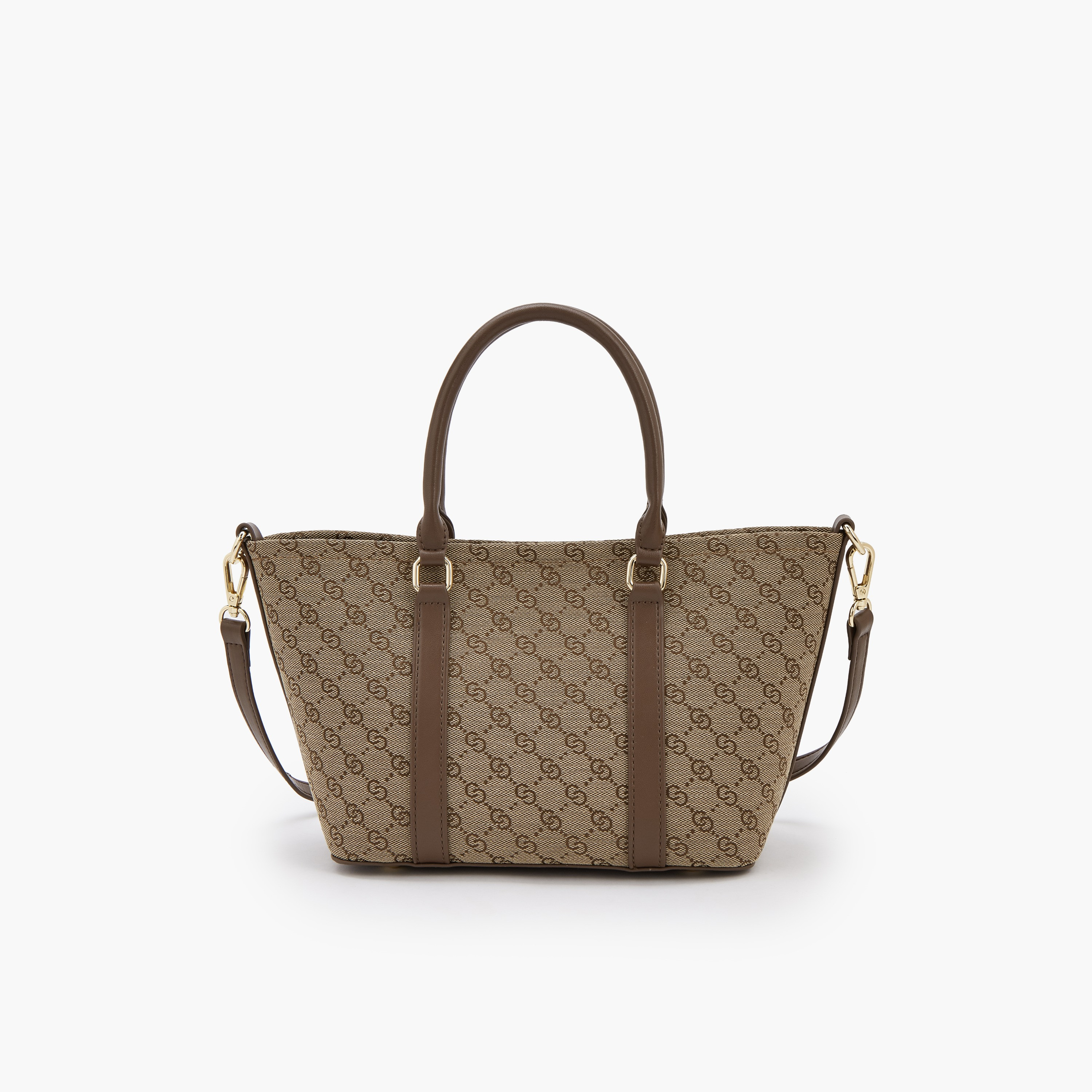 Celeste Monogram Print Tote Bag with Pouch-women-bagsandwallets-handbags-image-6